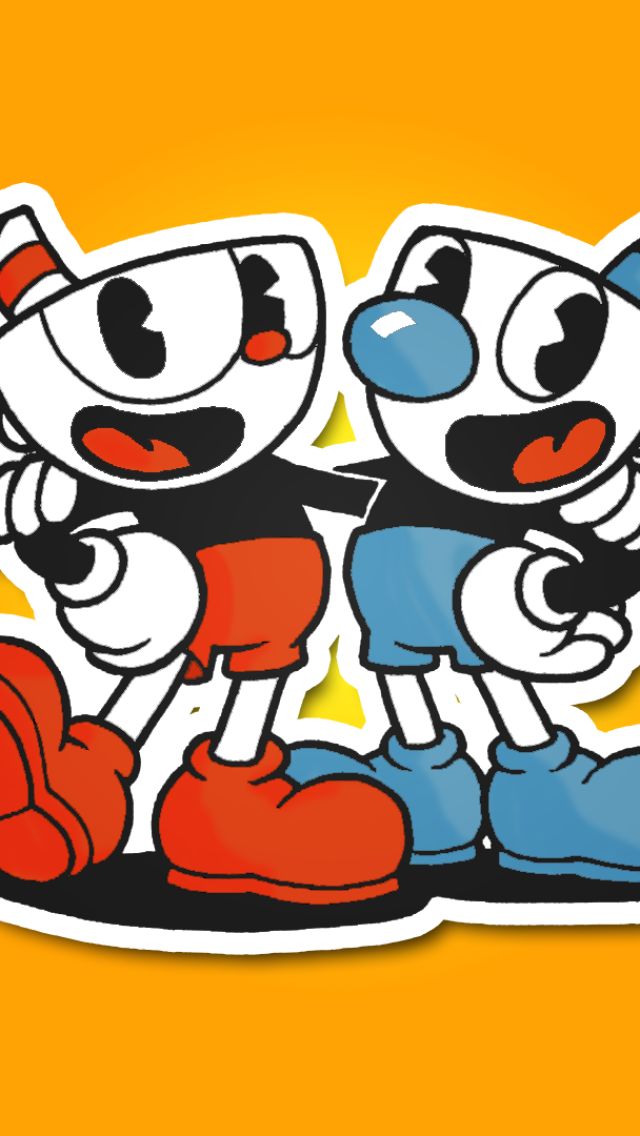 THIS MEANS MSPAINT ARTS  Cuphead Wallpaper Mugman Wallpaper theyre  all