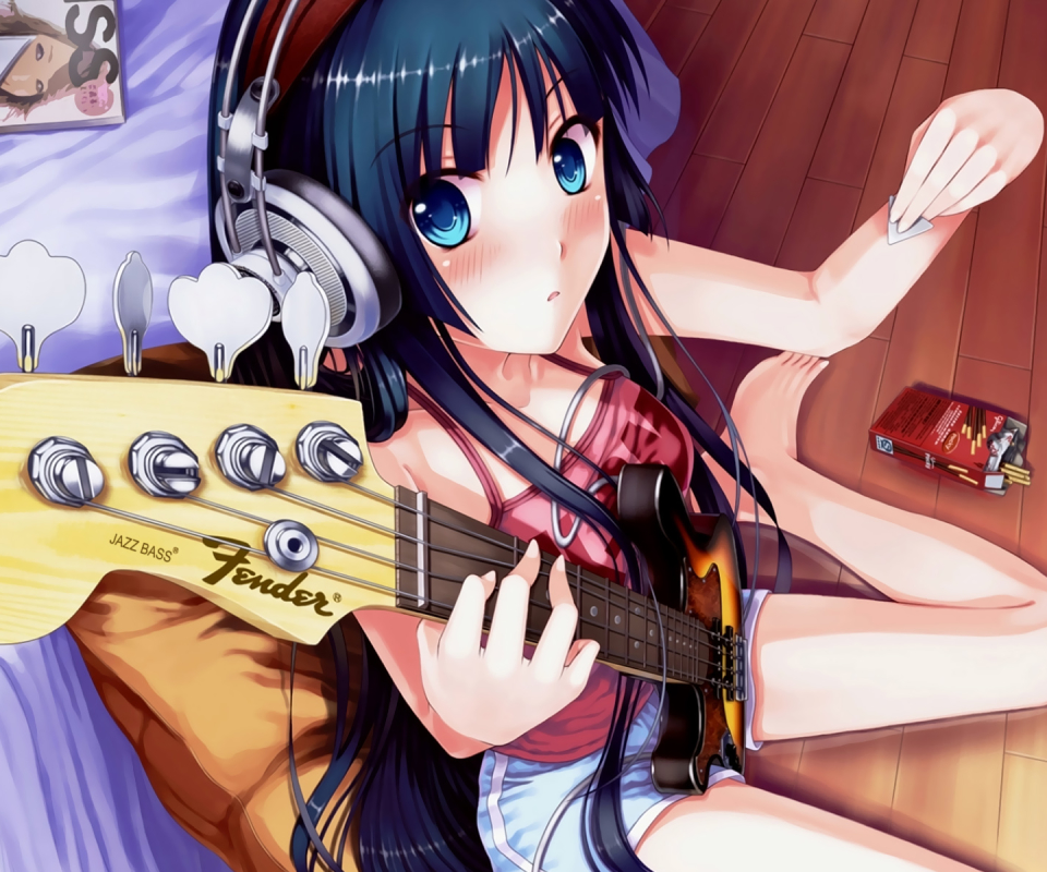 1248942 baixar imagens anime, k on!, guitarra, violão - papéis de parede e protetores de tela gratuitamente