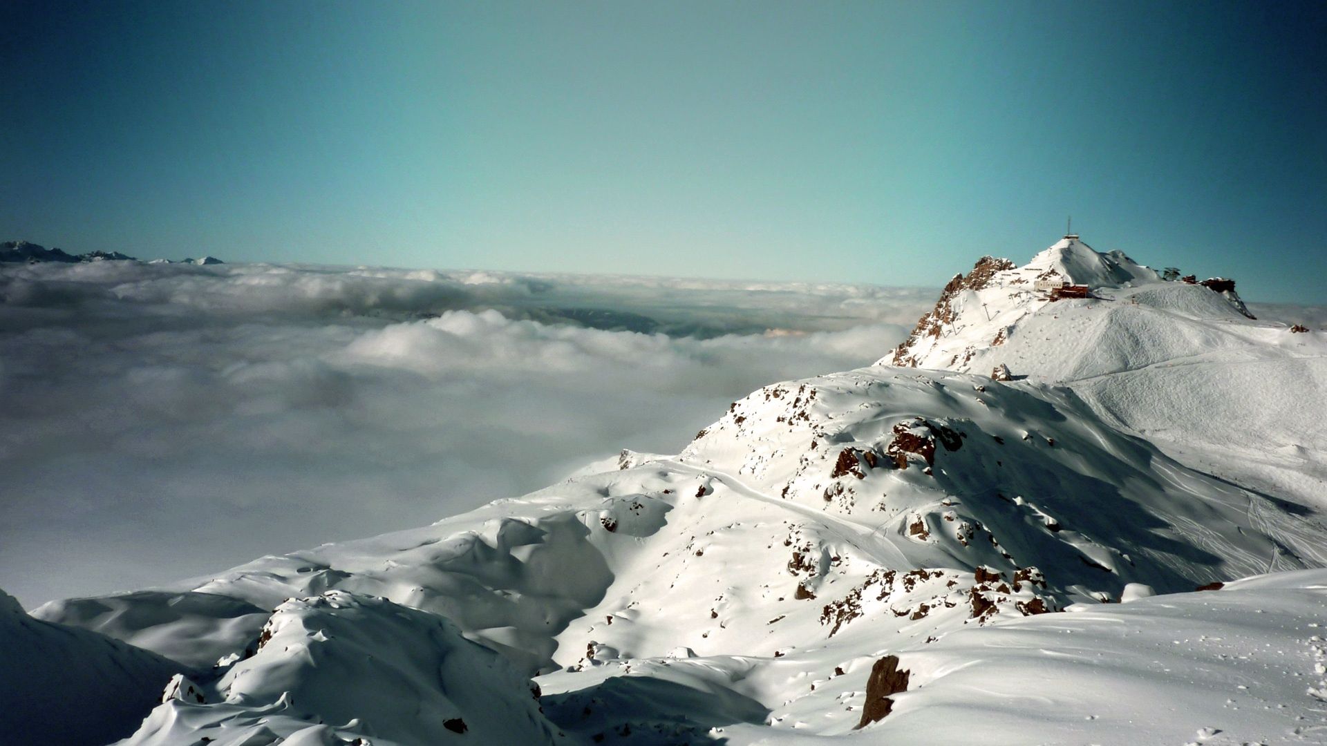 125881壁紙のダウンロード自然, スカイ, 山脈, 雪, アルプス, アルプス山脈-スクリーンセーバーと写真を無料で