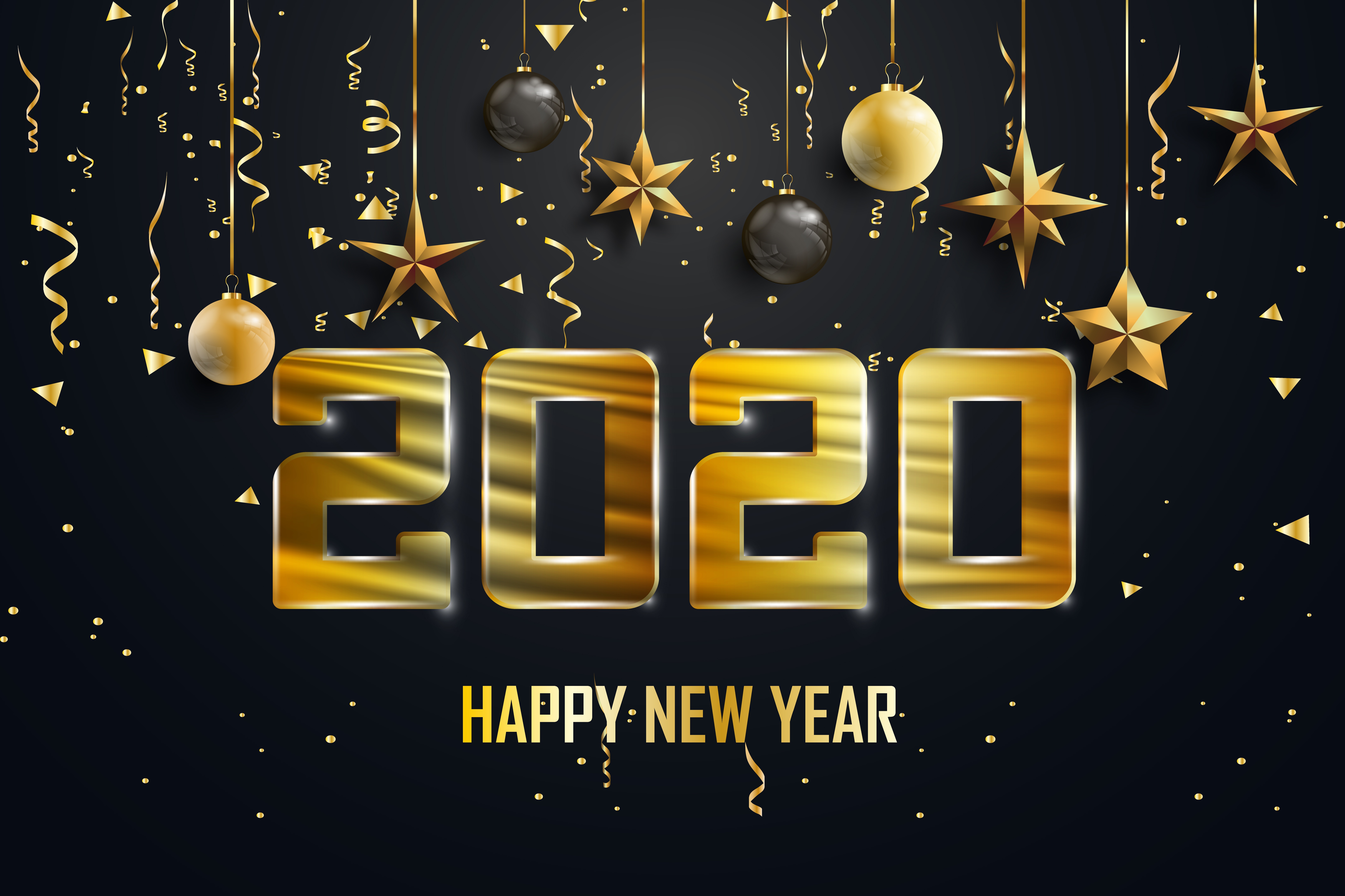 961951壁紙のダウンロードホリデー, 2020年新年, あけましておめでとう-スクリーンセーバーと写真を無料で