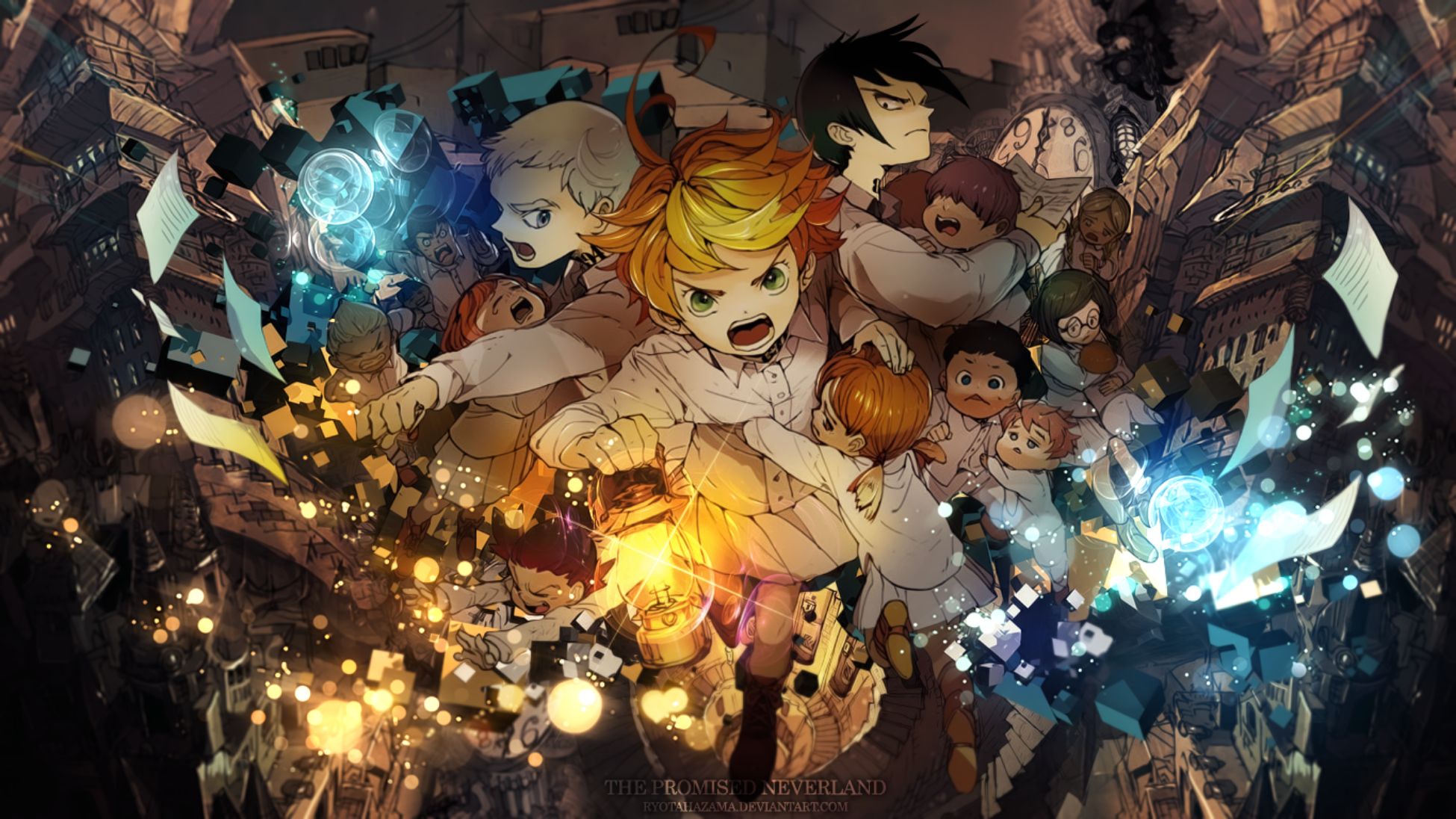 Download Gilda from The Promised Neverland Anime Series Wallpaper