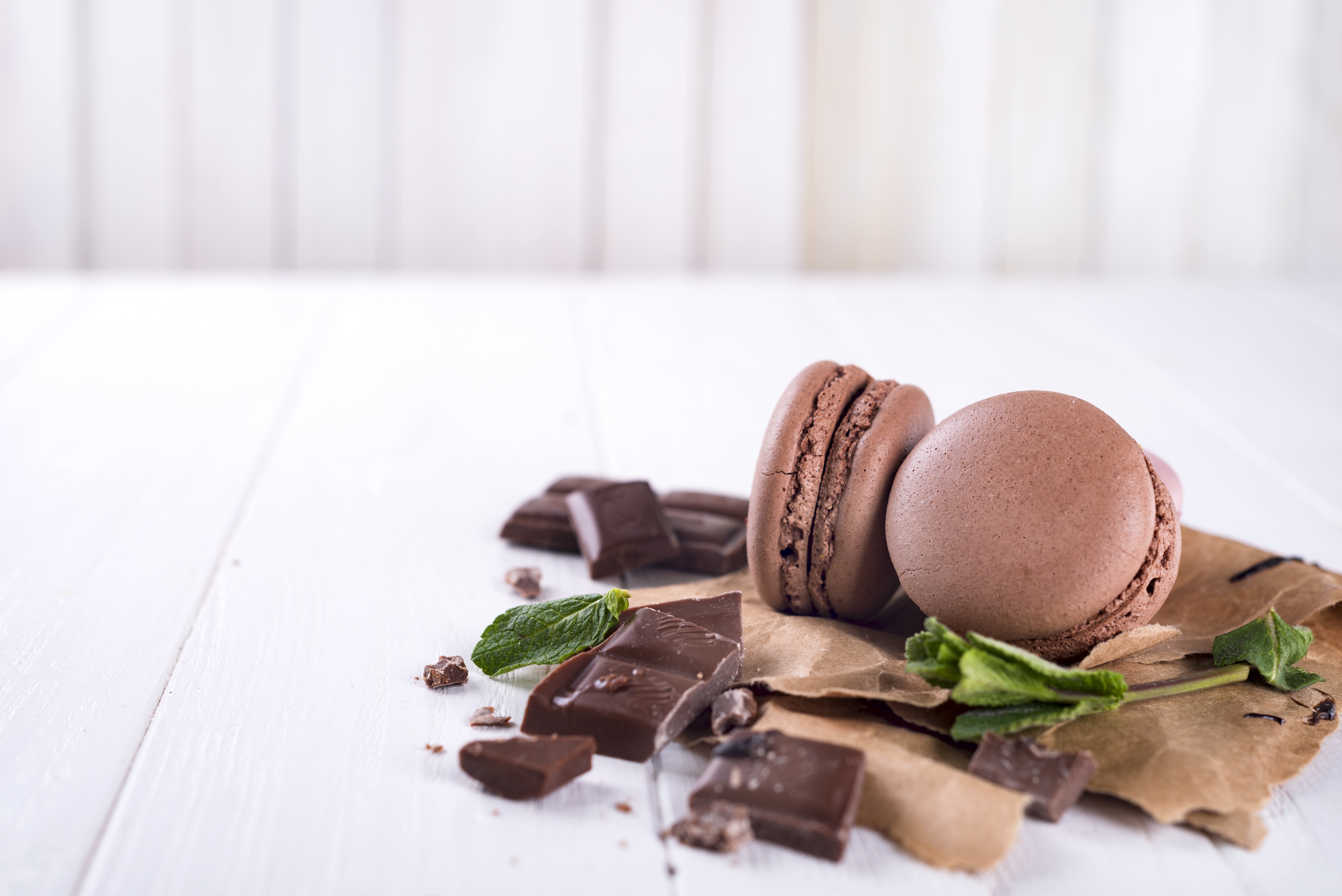 Macarons Chocolate Mint