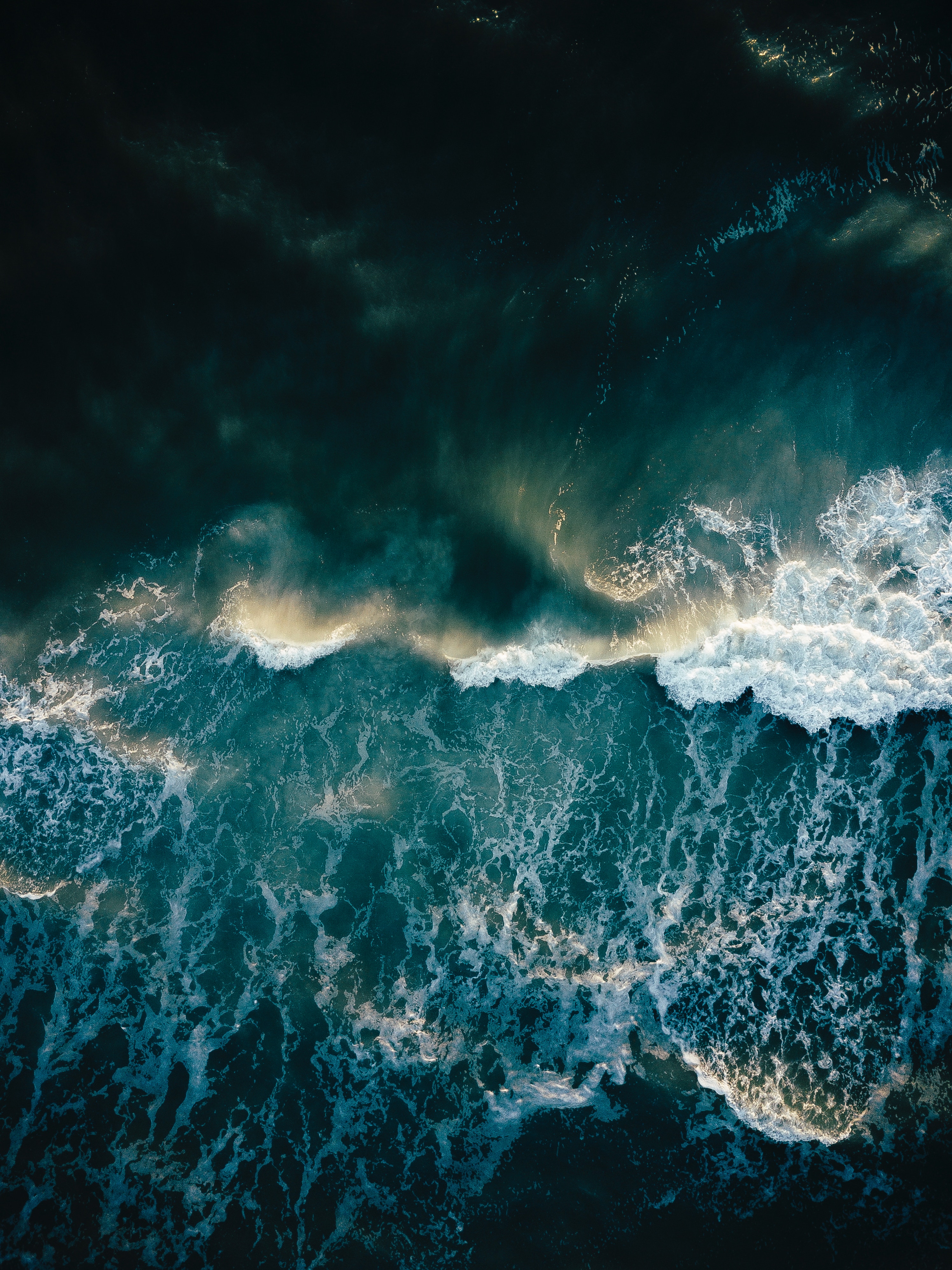 Download mobile wallpaper Ocean, Foam, Surf, Waves, Nature for free.