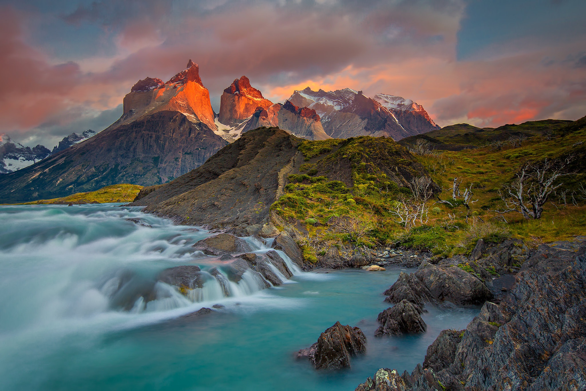 torres del paine, earth, mountain, mountains 5K