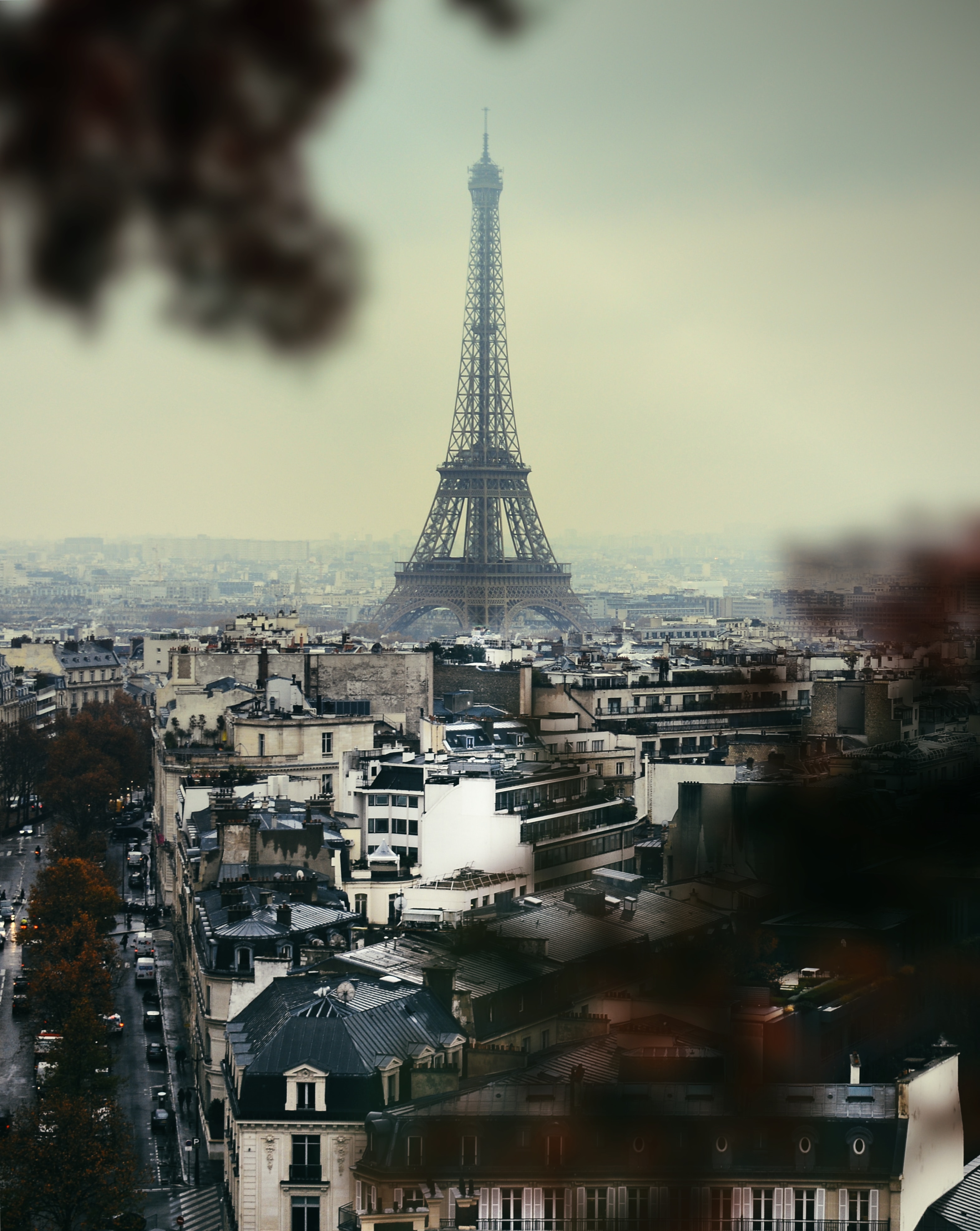 vertical wallpaper paris, cities, architecture, eiffel tower, city, view from above