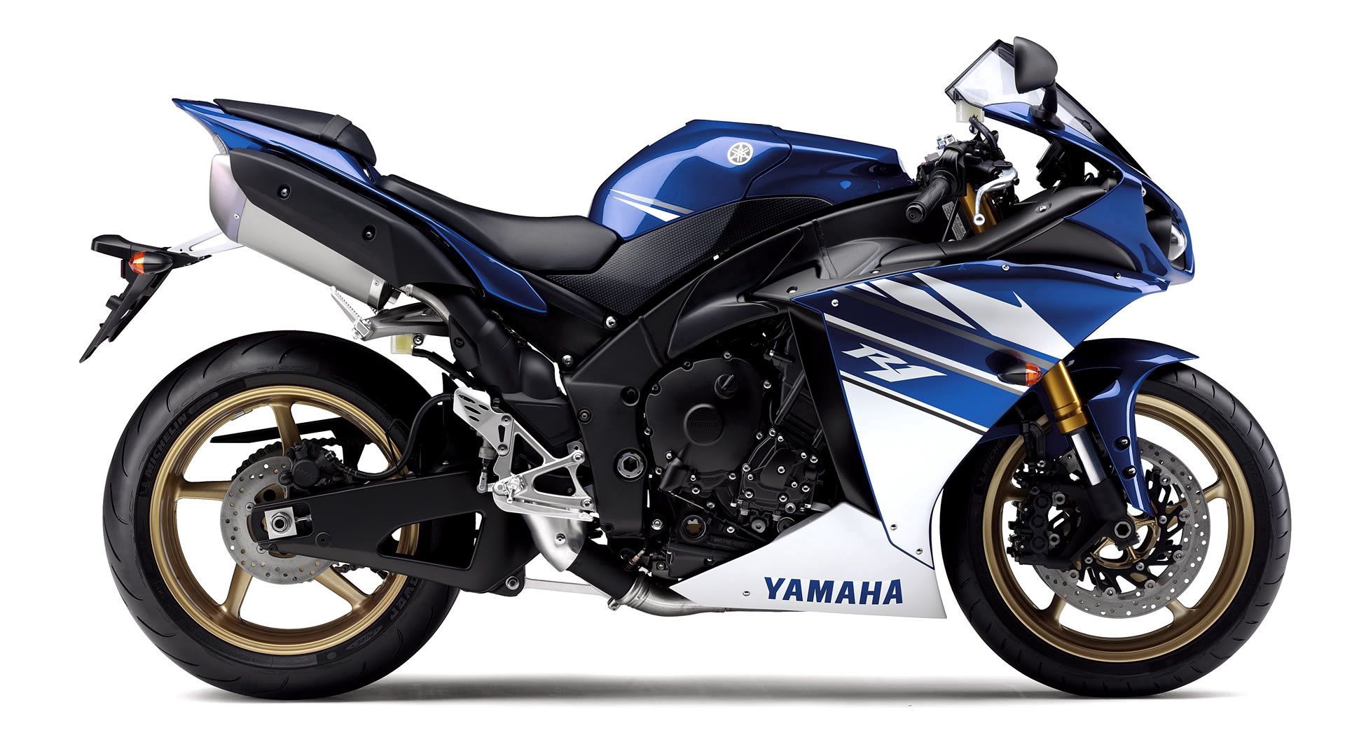 motobike, motorcycles, yamaha, blue, motorbike, yamaha r1