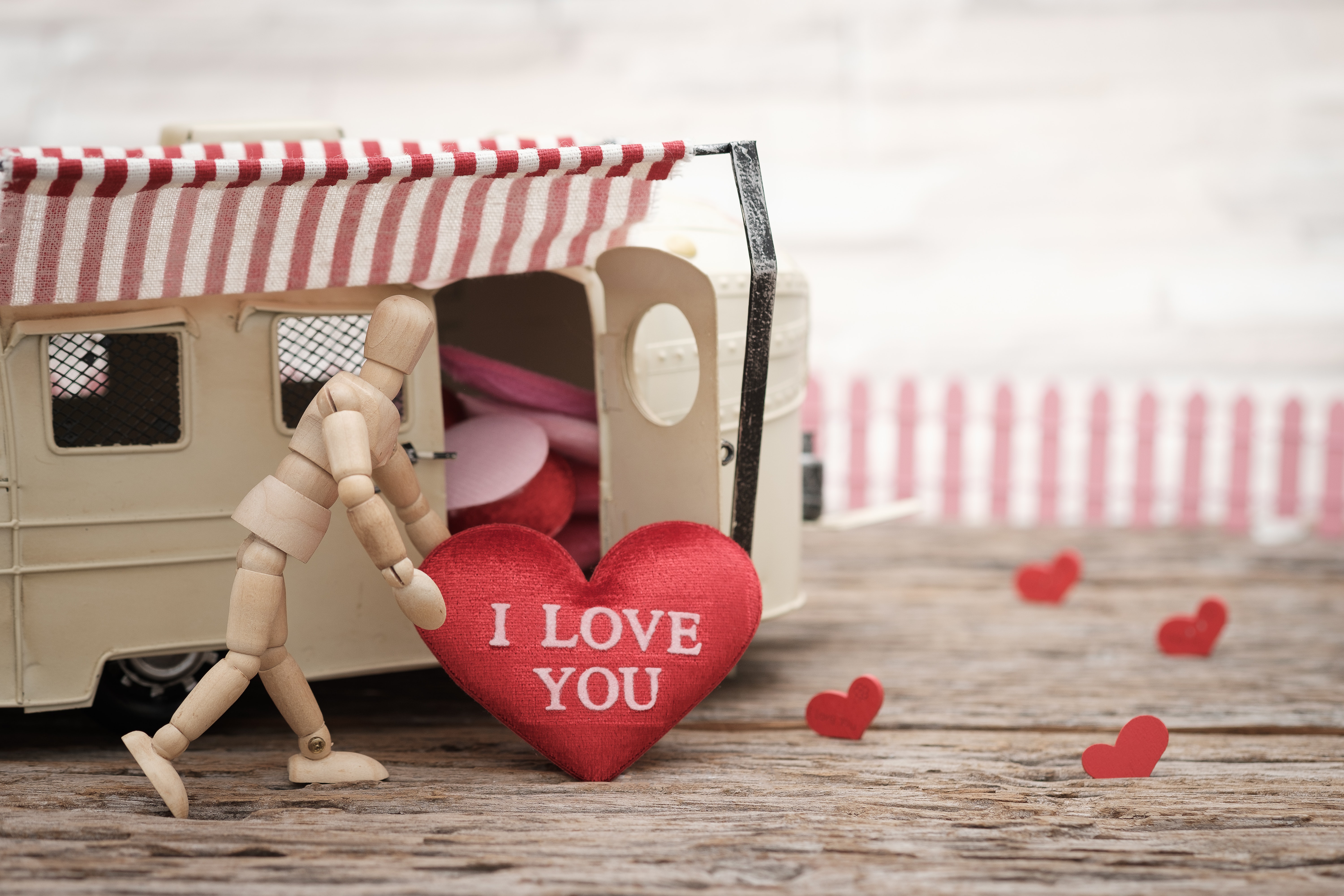 love, heart, dummy, mannequin, wooden figurine