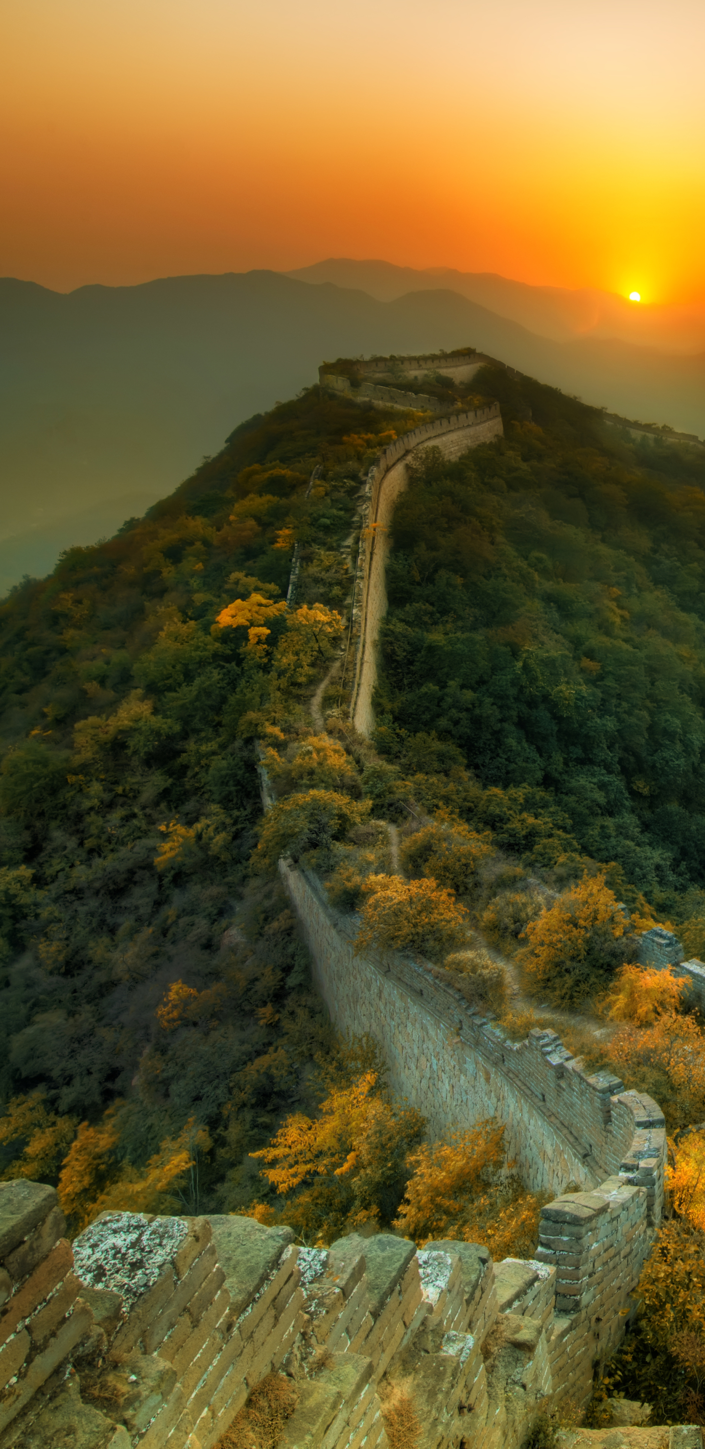 1178200 скачать картинку китай, сделано человеком, великая китайская стена, кита́й, закат, закат солнца, памятники - обои и заставки бесплатно