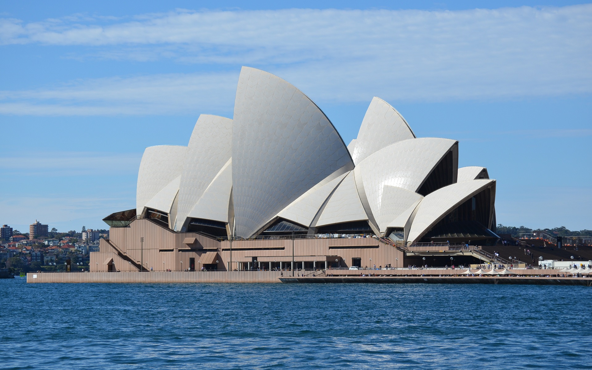 Сиднейский оперный театр панорама