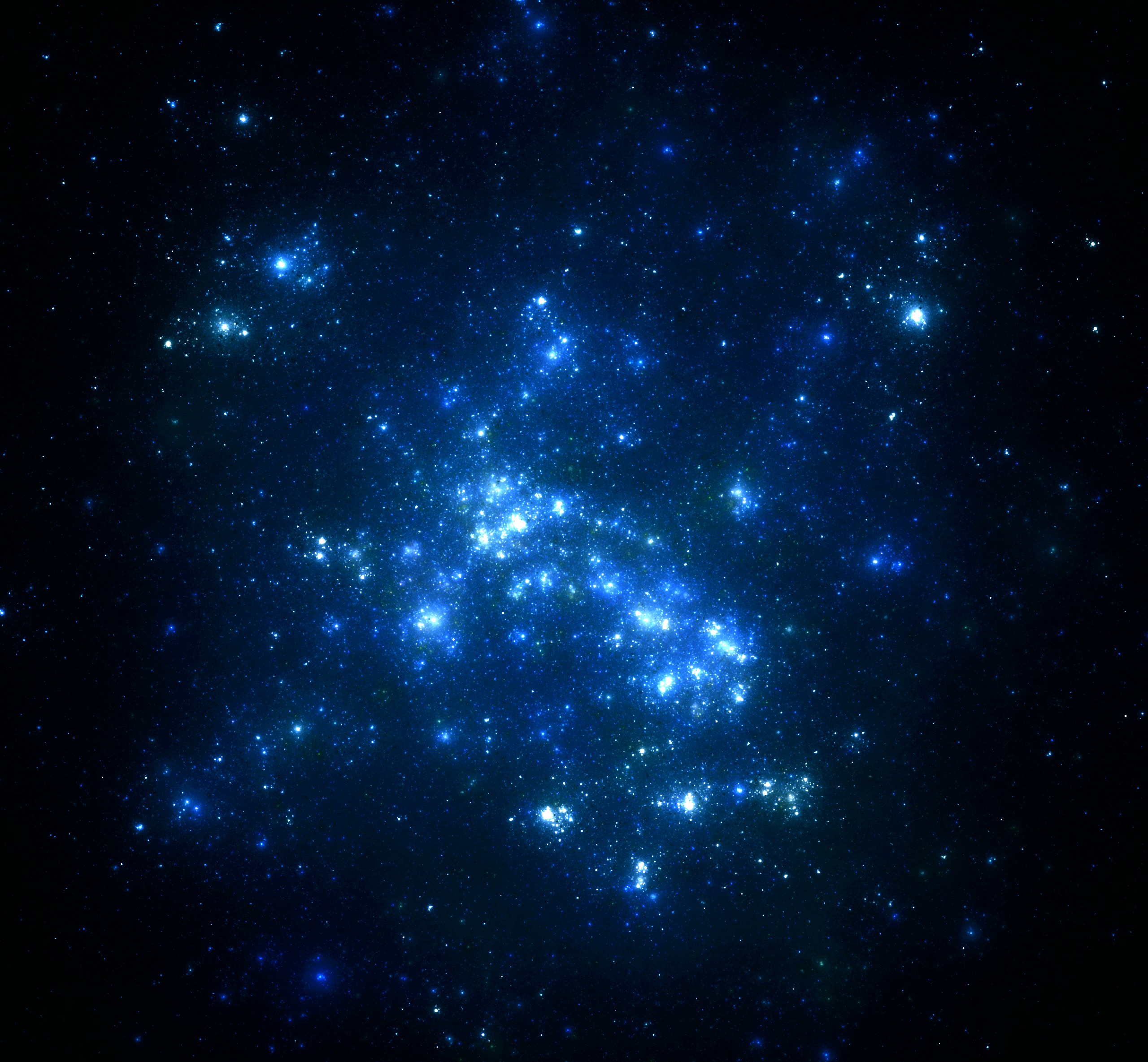 Download mobile wallpaper Nebula, Stars, Shine, Light, Universe for free.