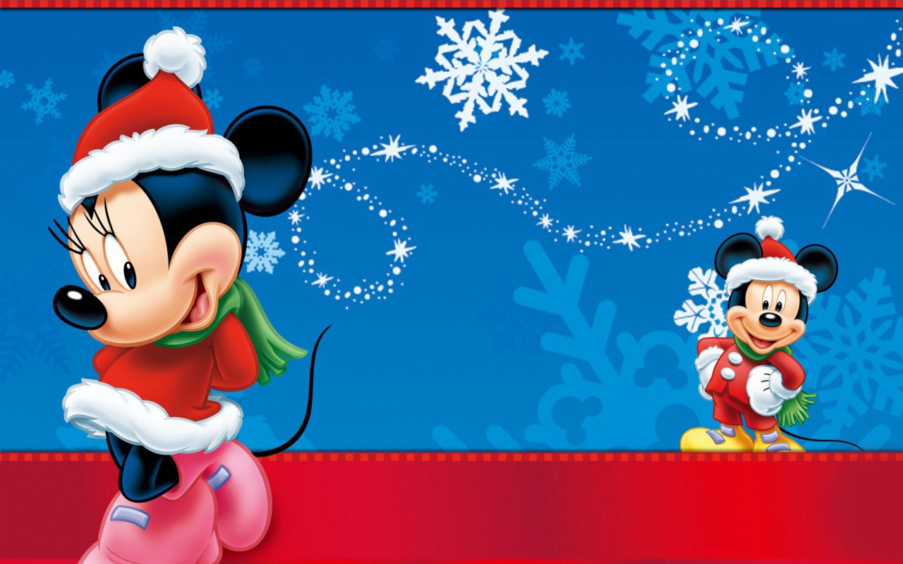 Free download wallpaper Christmas, Movie, Disney, Mickey Mouse, Minnie Mouse on your PC desktop