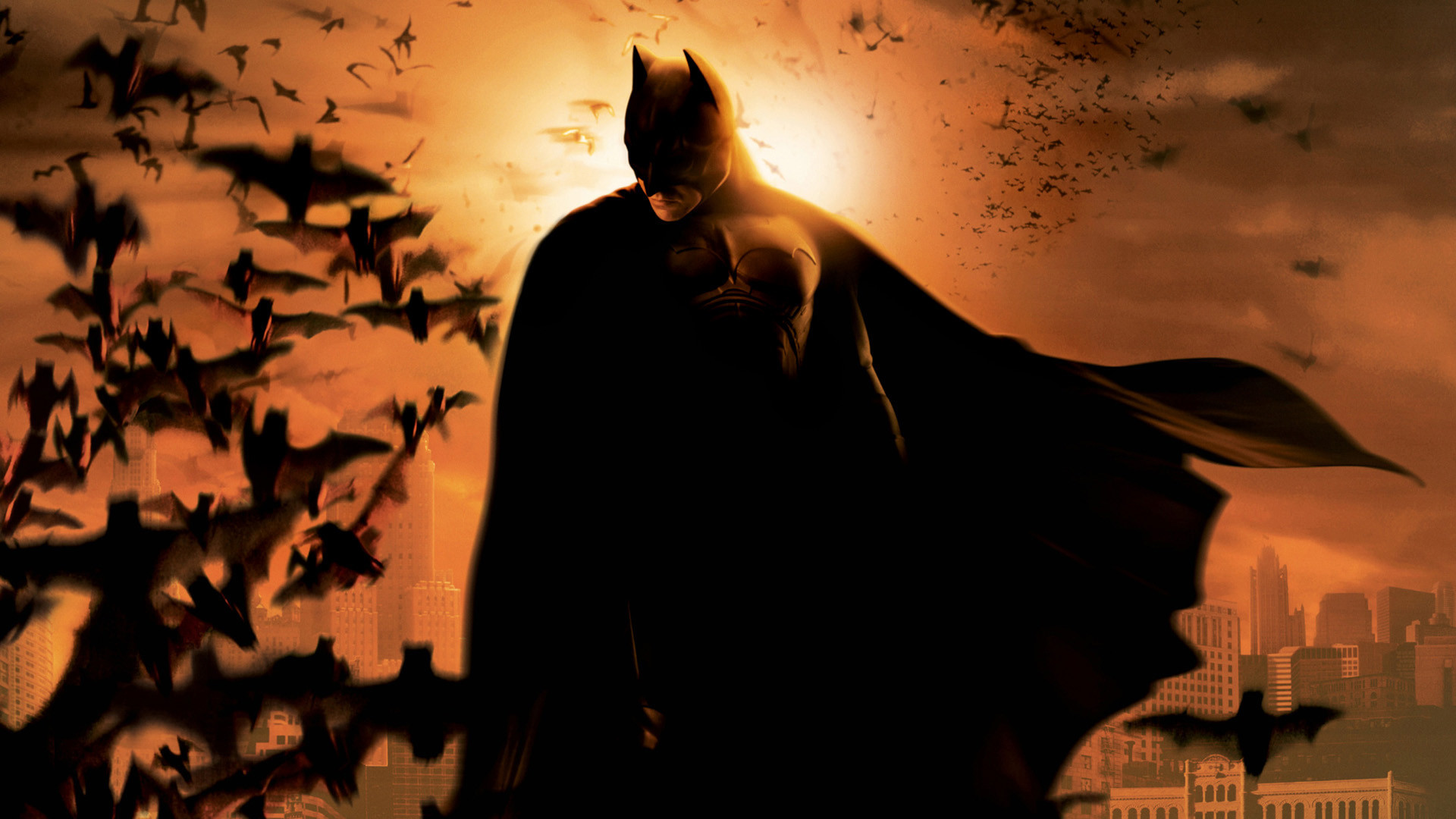 Бэтмен начало фильм 2005 Постер