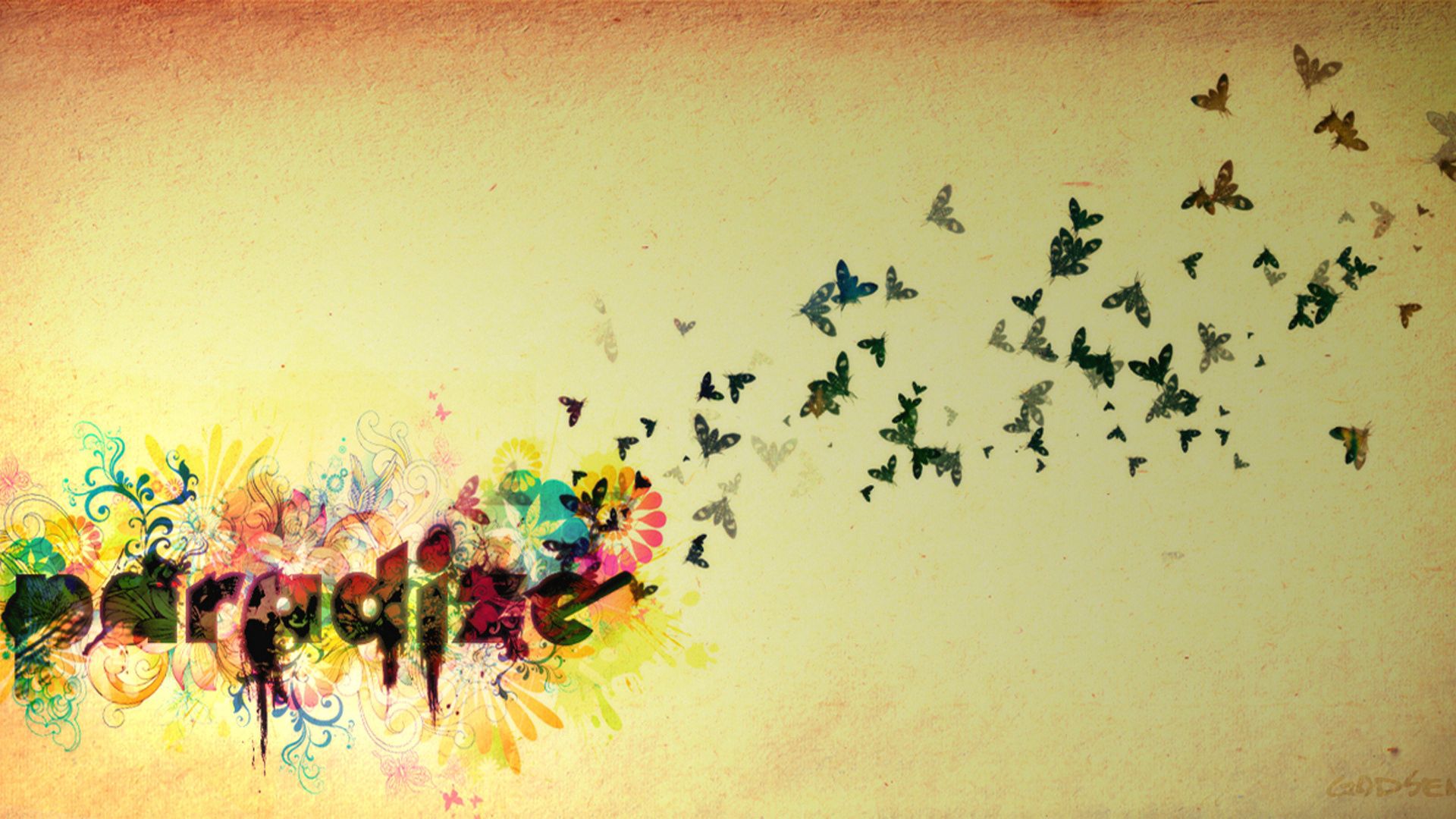 Free download wallpaper Birds, Sky, Words, Bright, Flight, Butterflies on your PC desktop