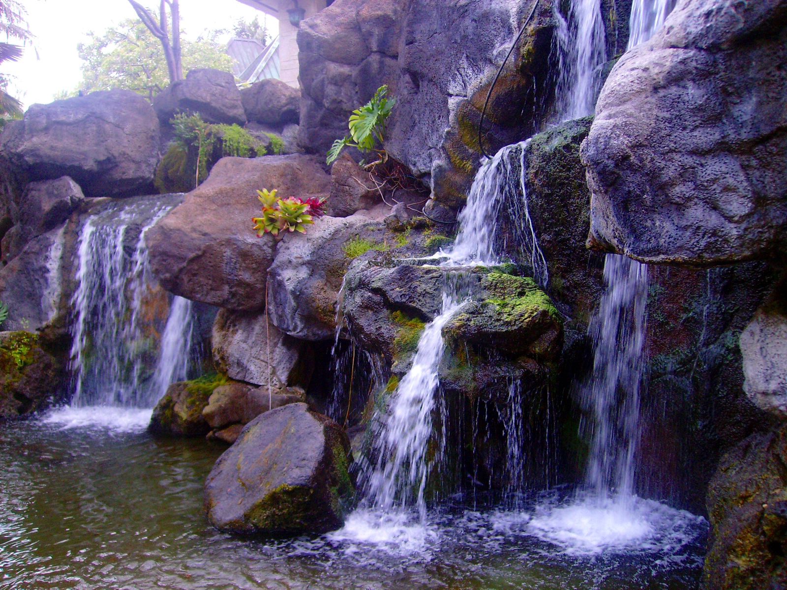 Download mobile wallpaper Waterfall, Nature, Rocks for free.