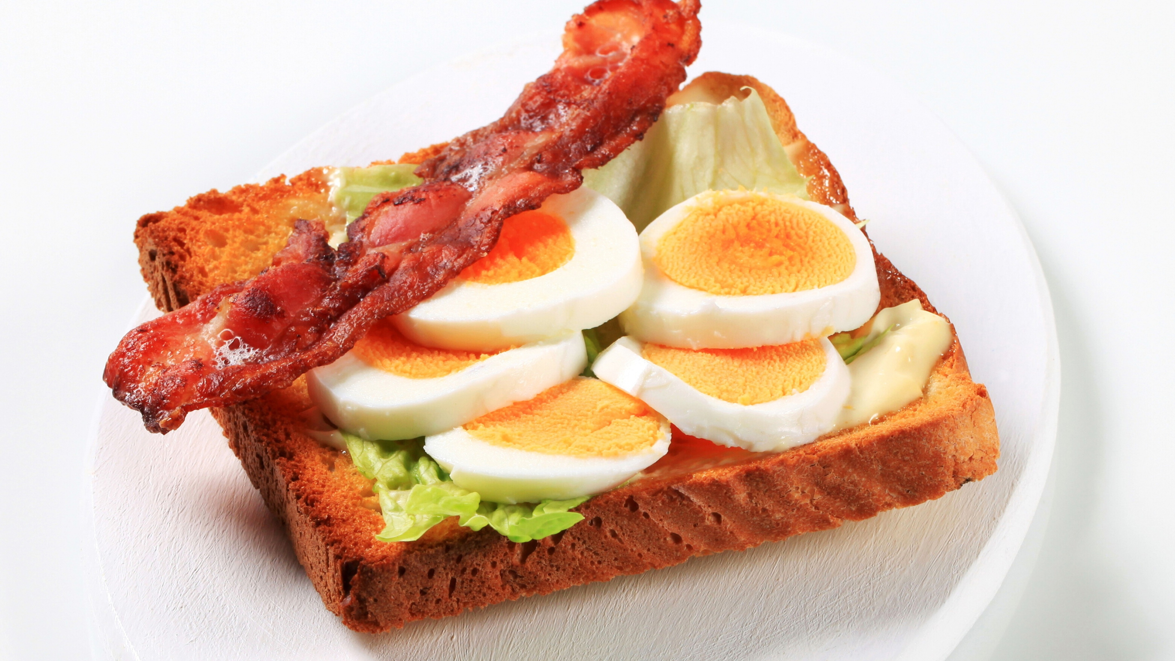 food, breakfast, bacon, egg, toast iphone wallpaper