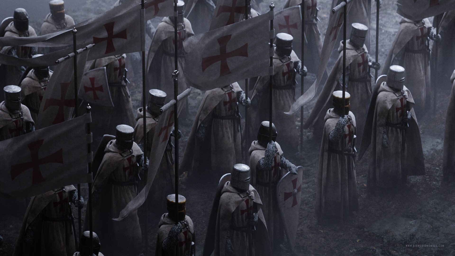 Download Majestic Crusader Knight Sworn to Valour Wallpaper  Wallpaperscom
