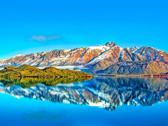 earth, lake wānaka, reflection, scenic, mountain, lake, lakes QHD