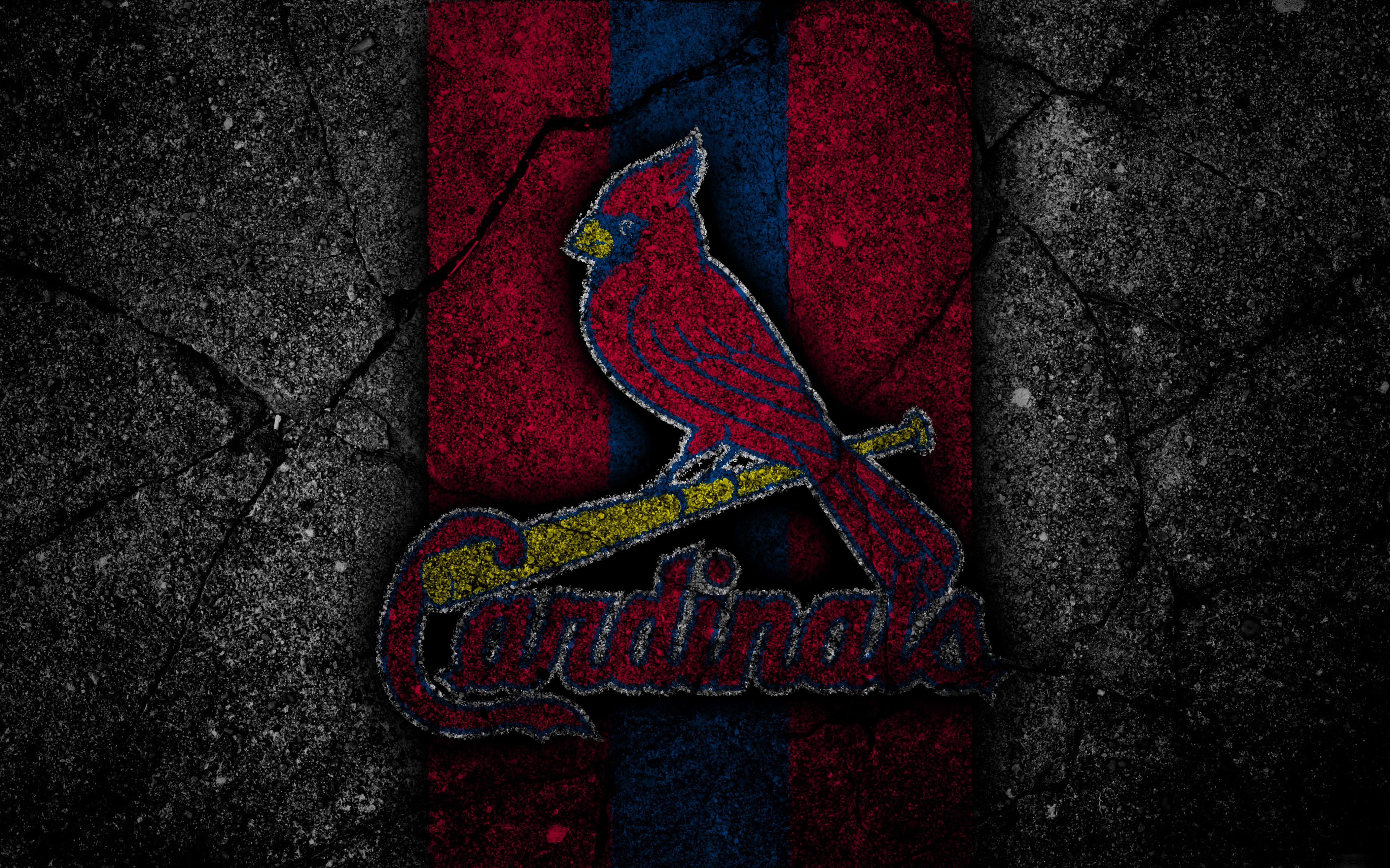 St Louis Cardinals, logo, mlb, baeball, HD phone wallpaper