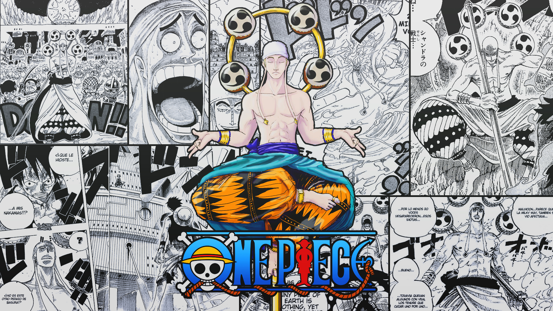 anime, one piece, enel (one piece) Full HD