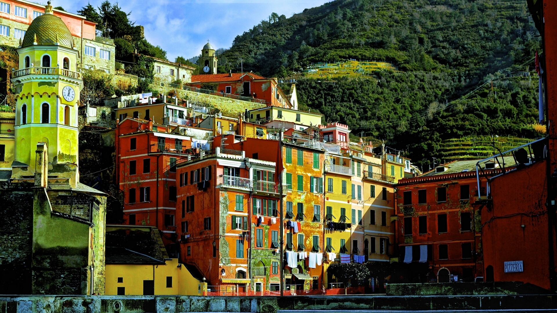 380236 baixar papel de parede feito pelo homem, vernazza, colorido, cores, casa, itália, montanha, cidades - protetores de tela e imagens gratuitamente