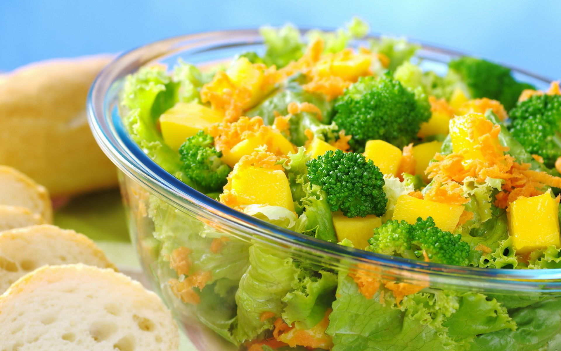 food, salad, broccoli, lettuce 5K