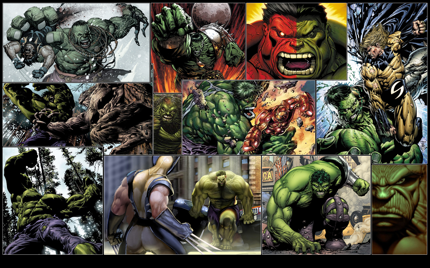 Free download wallpaper Hulk, Wolverine, Comics on your PC desktop