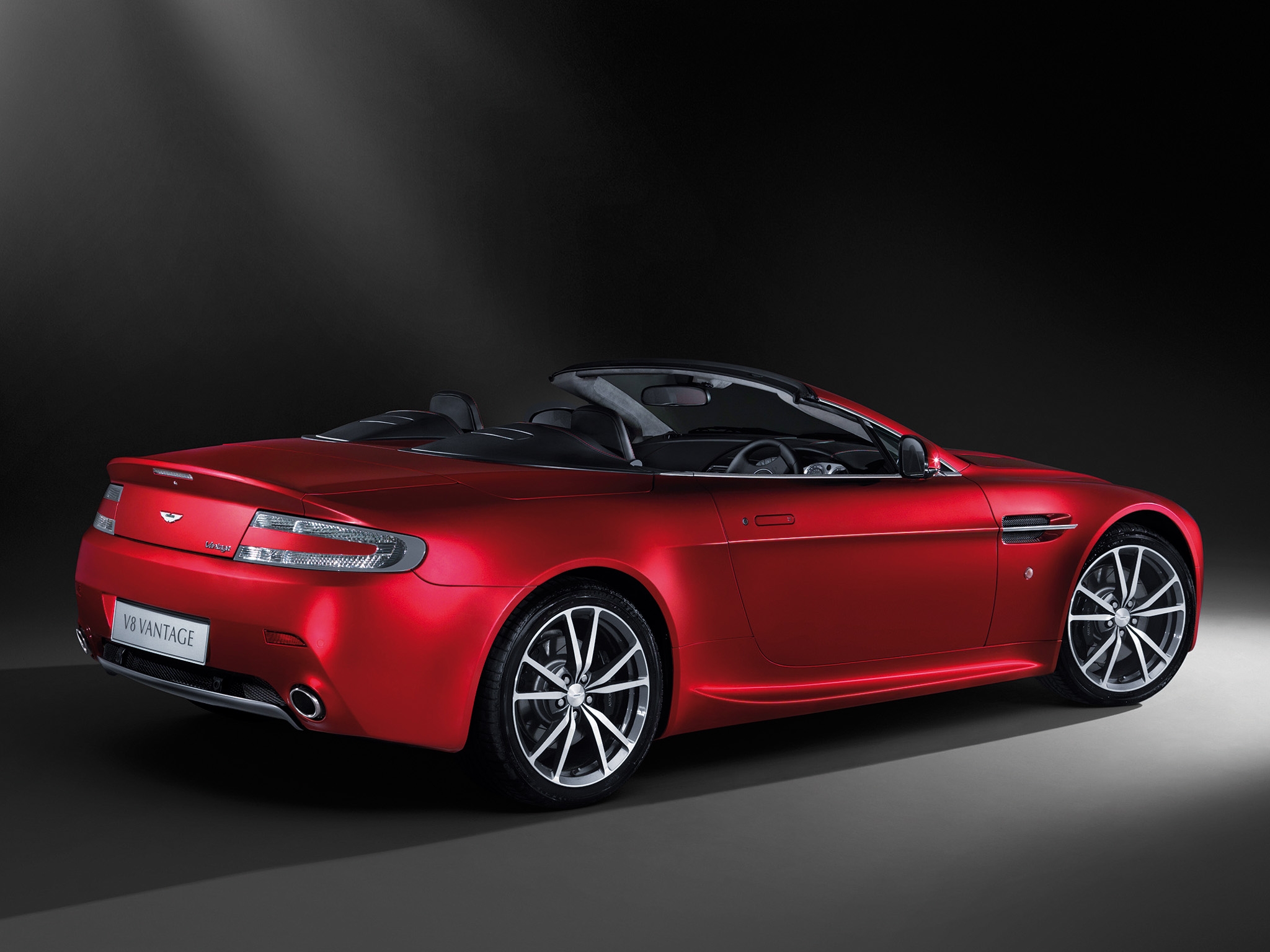 aston martin, cars, red, side view, style, cabriolet, 2008, v8, vantage Full HD