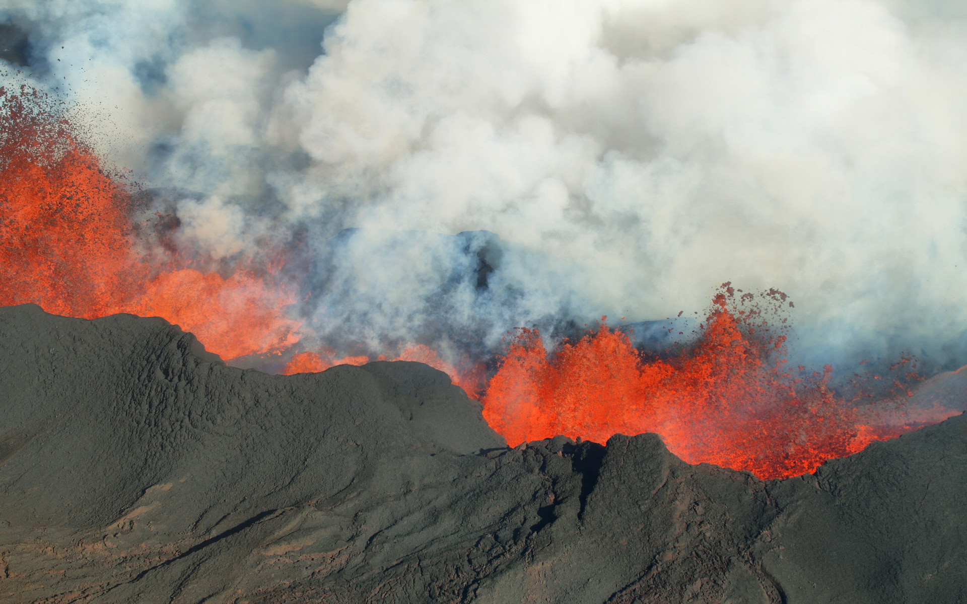 earth, bárðarbunga, crater, iceland, lava, stratovolcano, volcano, volcanoes Free Stock Photo