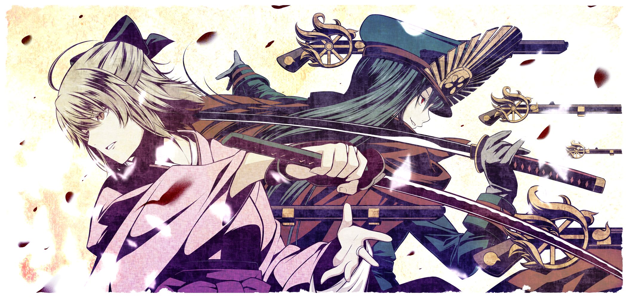 anime, fate/grand order, demon archer (fate/grand order), sakura saber, fate series