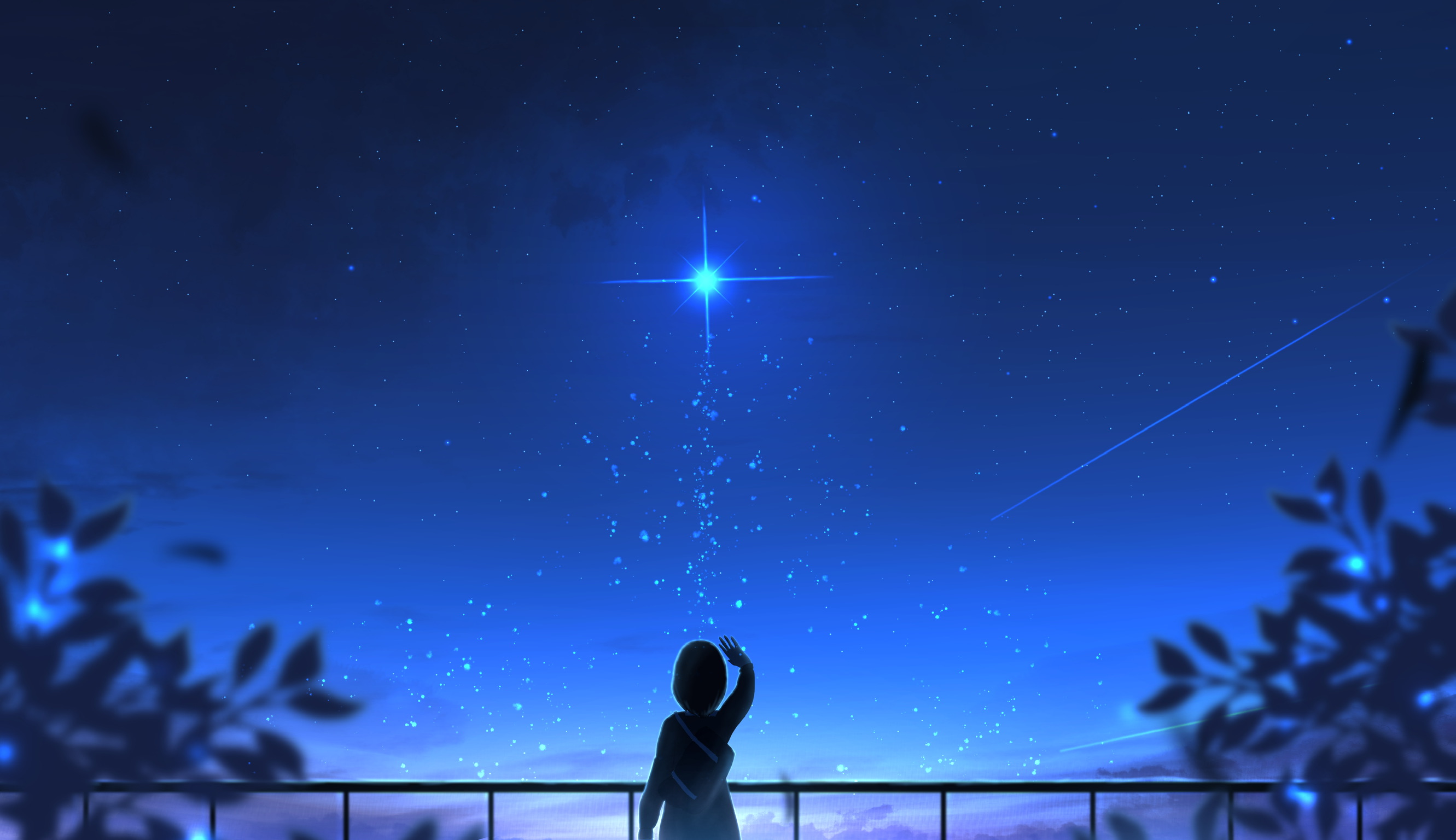 HD wallpaper: two anime character watching stars wallpaper, Your Lie in  April | Wallpaper Flare