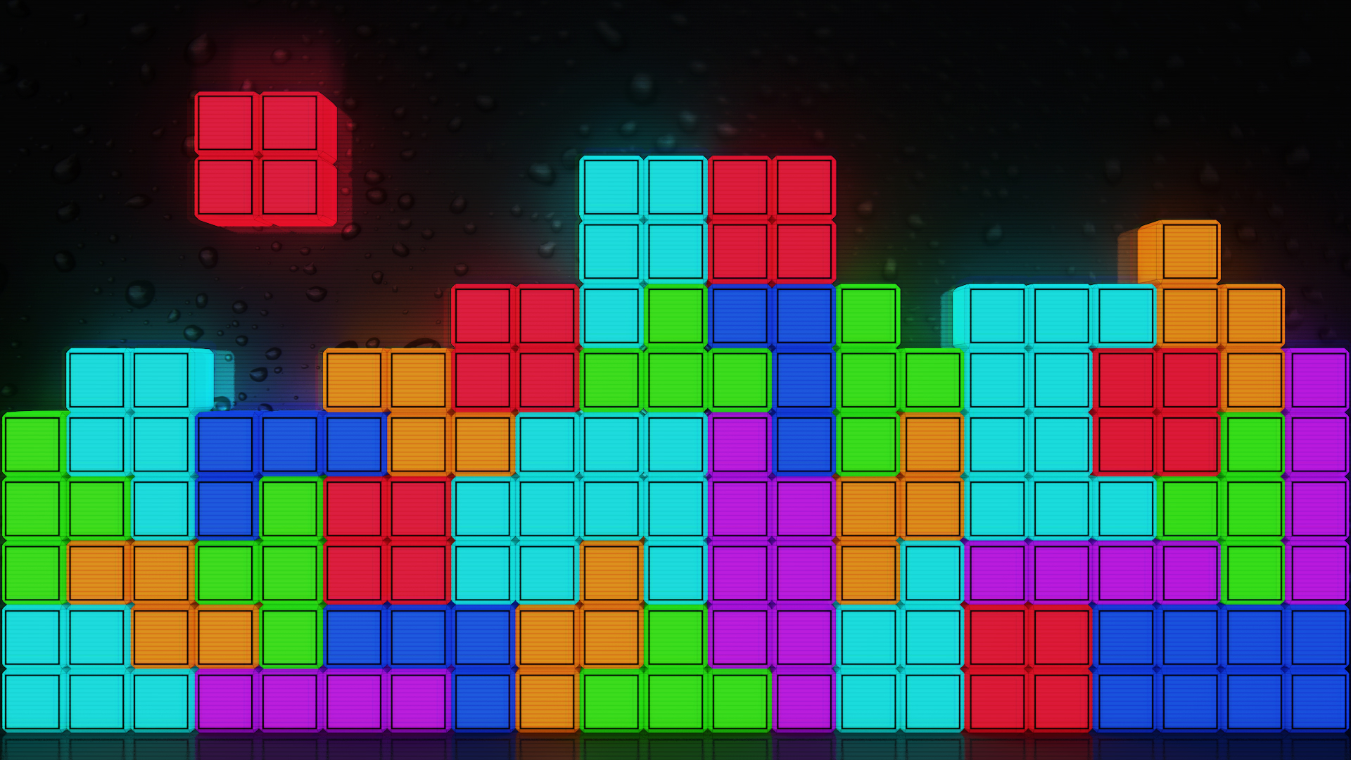 HD wallpaper tetris, video game