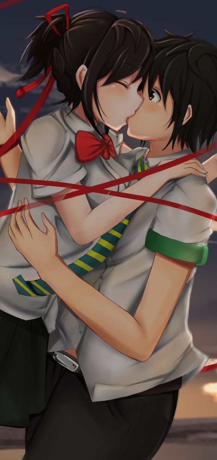 Anime Couple  Couple Kiss  Love  Anime Wallpaper Download  MobCup