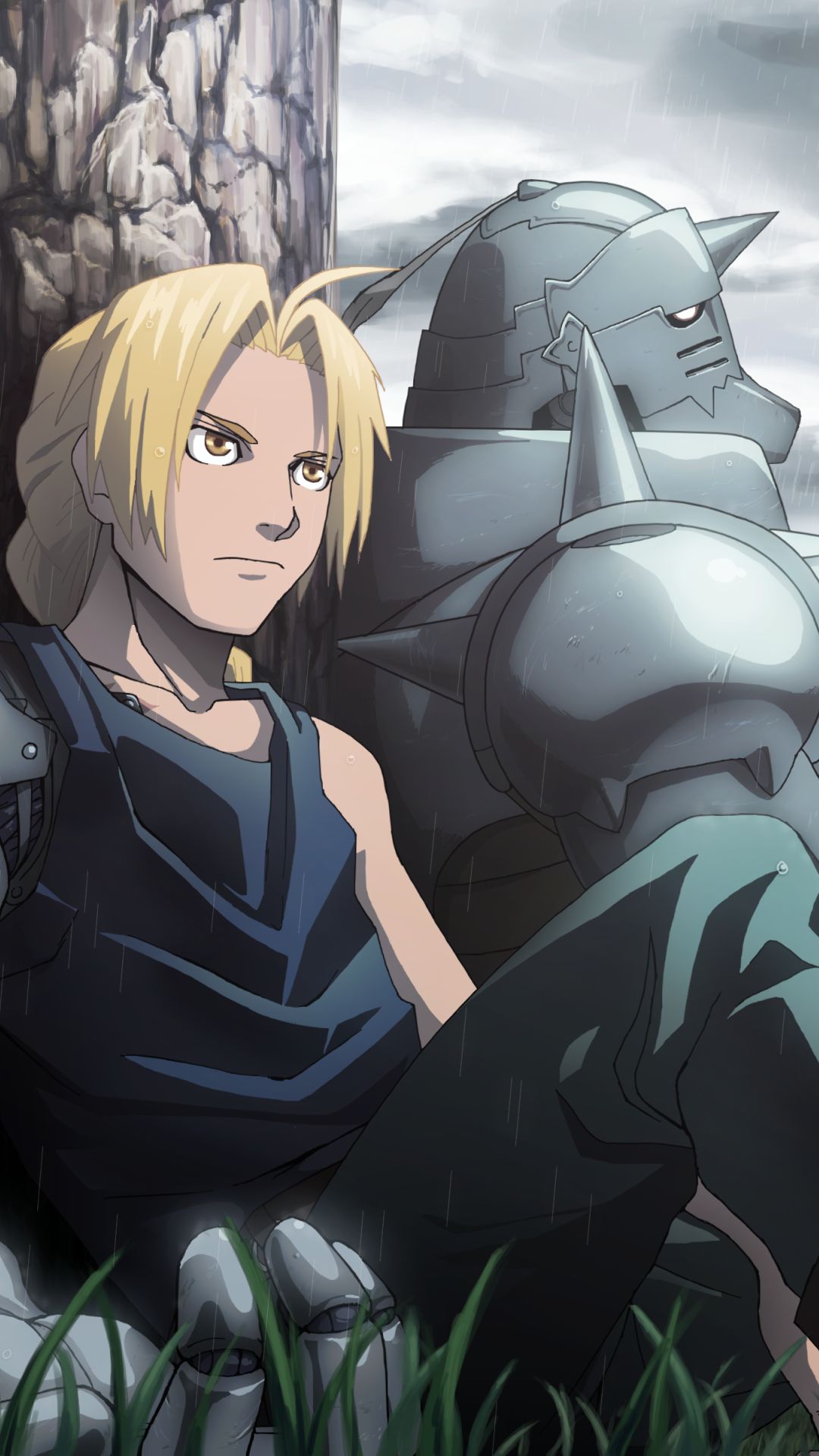 Edward x Alphonse, Sky, Anime, Anime, Fullmetal alchemist, Fullmtal  alchemist, HD phone wallpaper