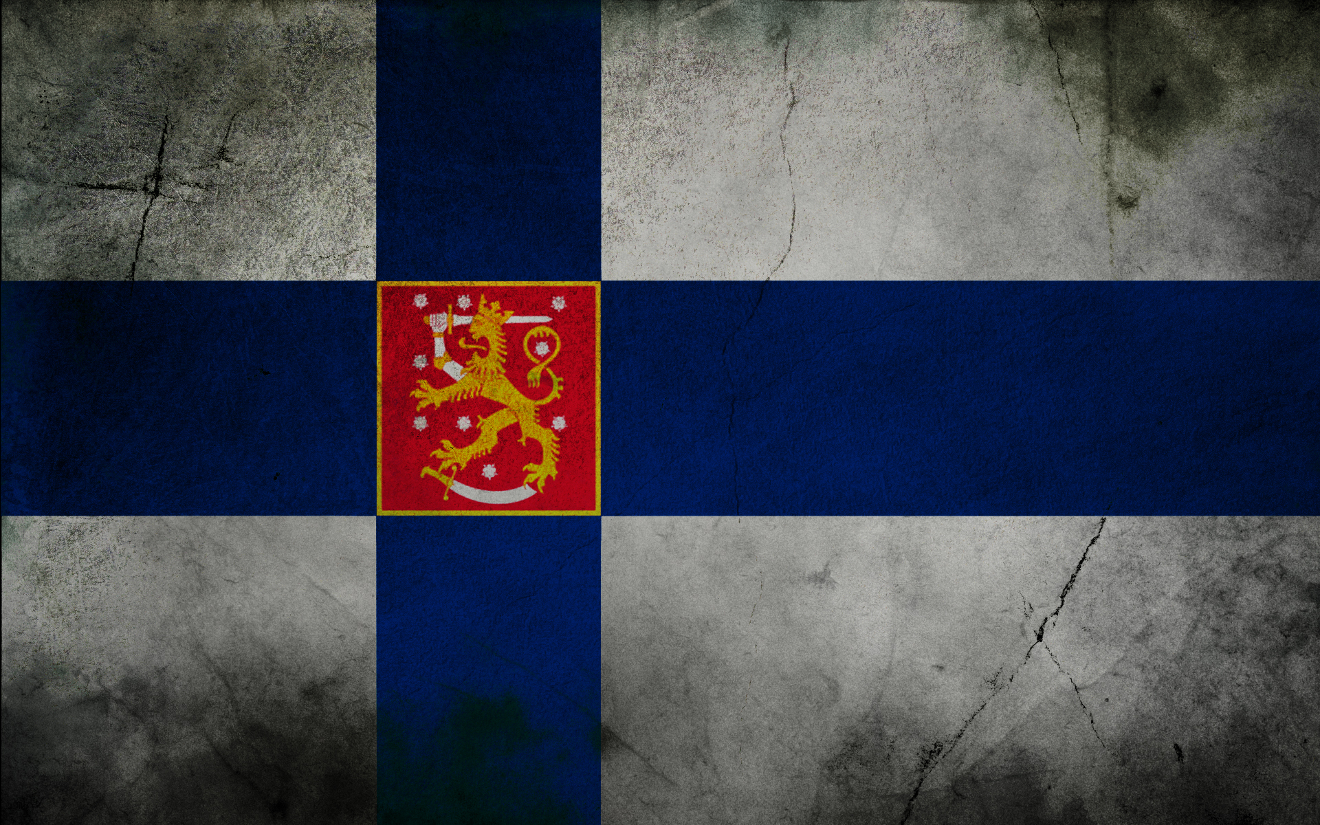 Скачать обои Флаг Финляндии на телефон бесплатно
