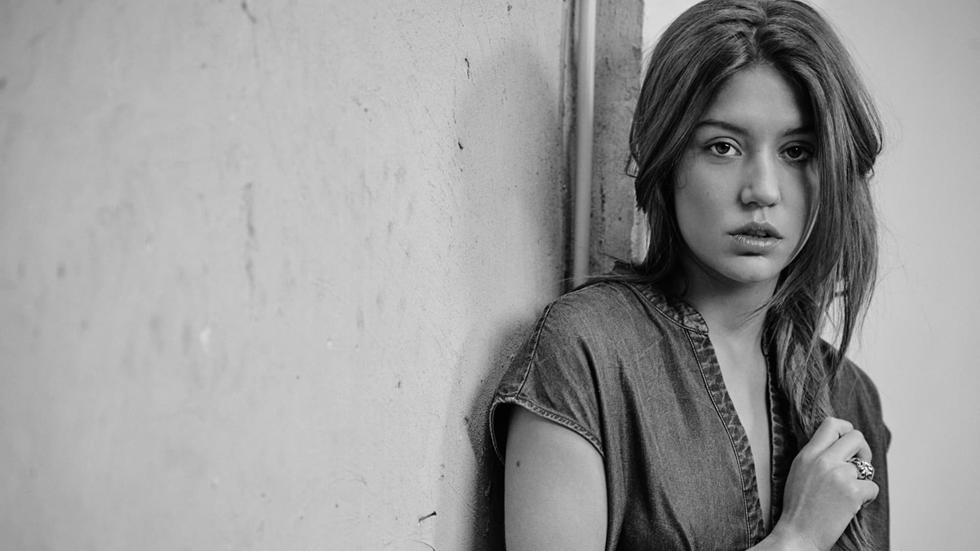 Adele Exarchopoulos, women, actress, brunette, long hair, French, french  women, HD phone wallpaper