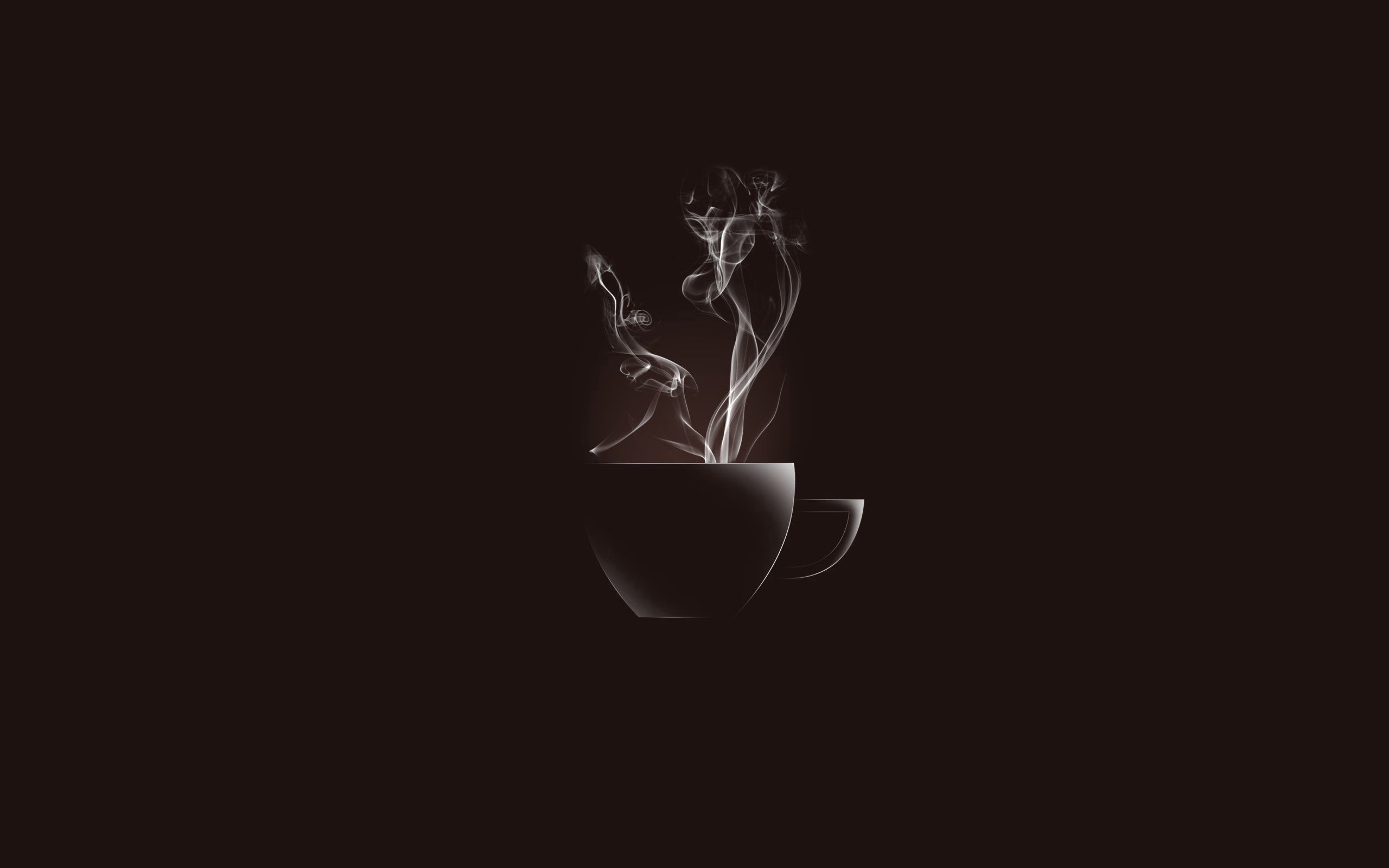 coffee, steam, dark, essence Phone Background