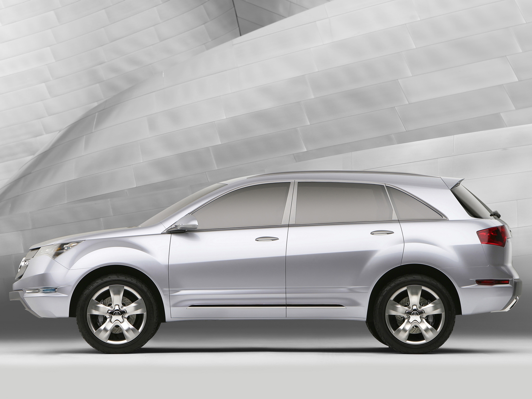 acura, cars, white, jeep, concept, side view, style, concept car, 2006, mdx 32K