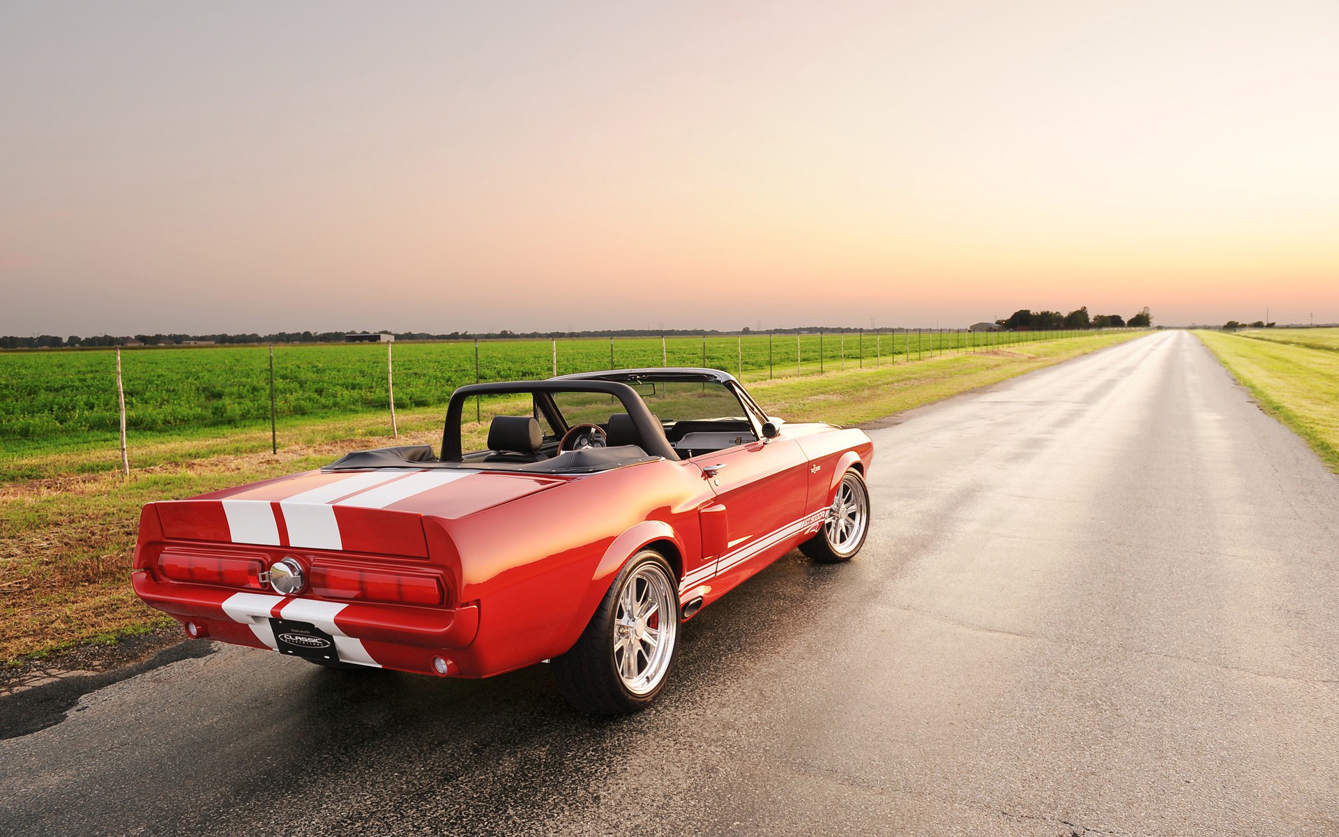 classic car, vehicles, shelby gt500 classic recreation, convertible, muscle car, ford 5K