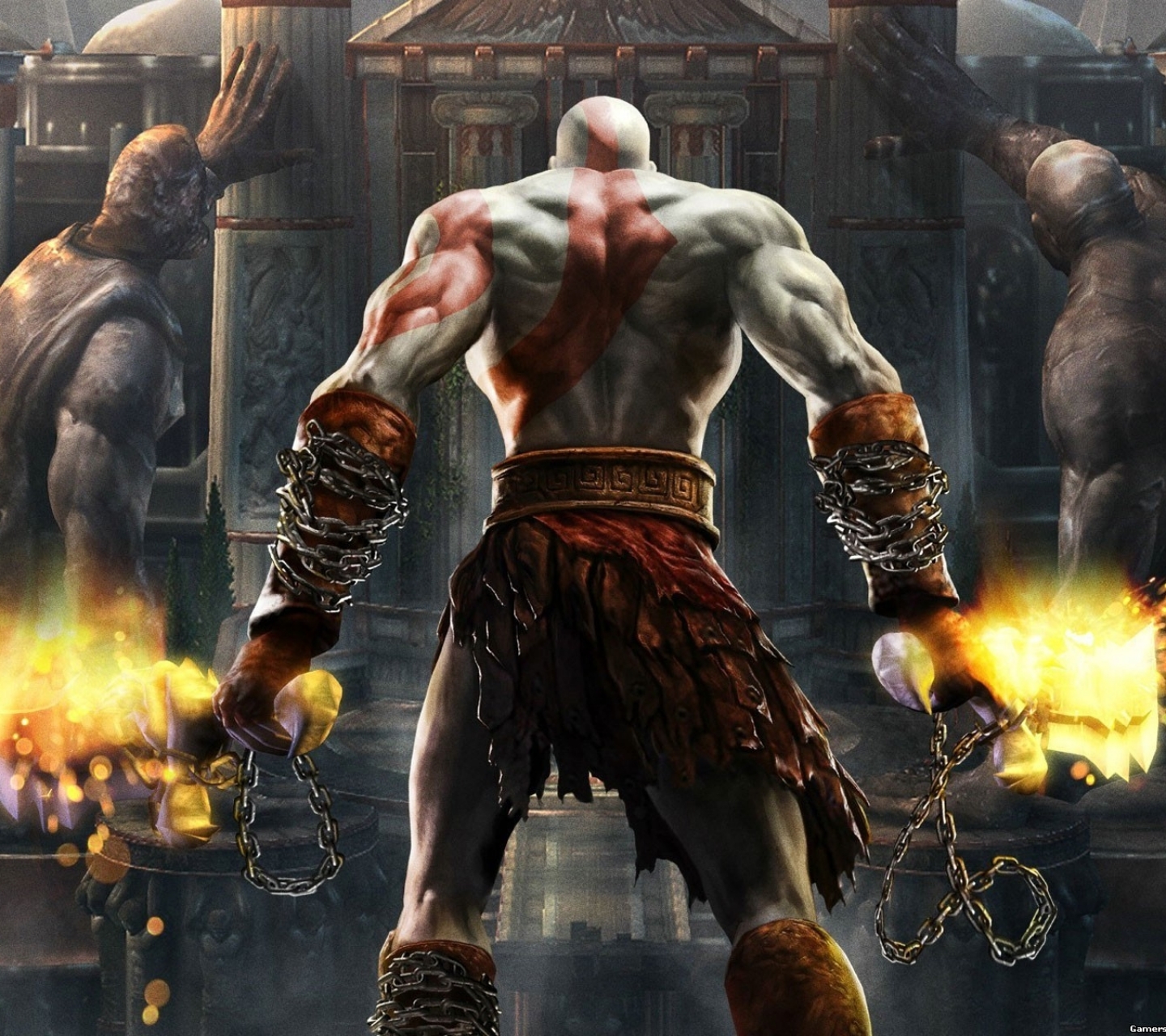 Full HD kratos (god of war), video game, god of war ii, god of war