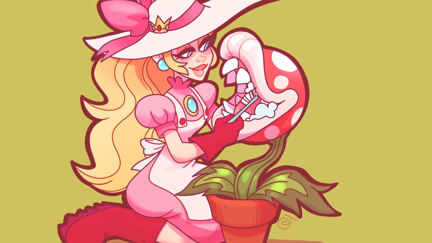 Марио растение. Принцесса Пич обои. Марио Piranha Plant girl. Piranha Plant r34. Princess Peach Wallpaper.