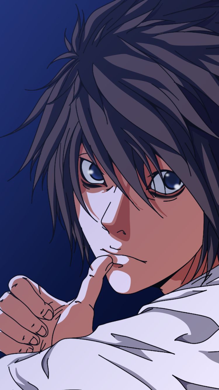 Wallpaper ID 375684  Anime Death Note Phone Wallpaper L Death Note  1080x2160 free download