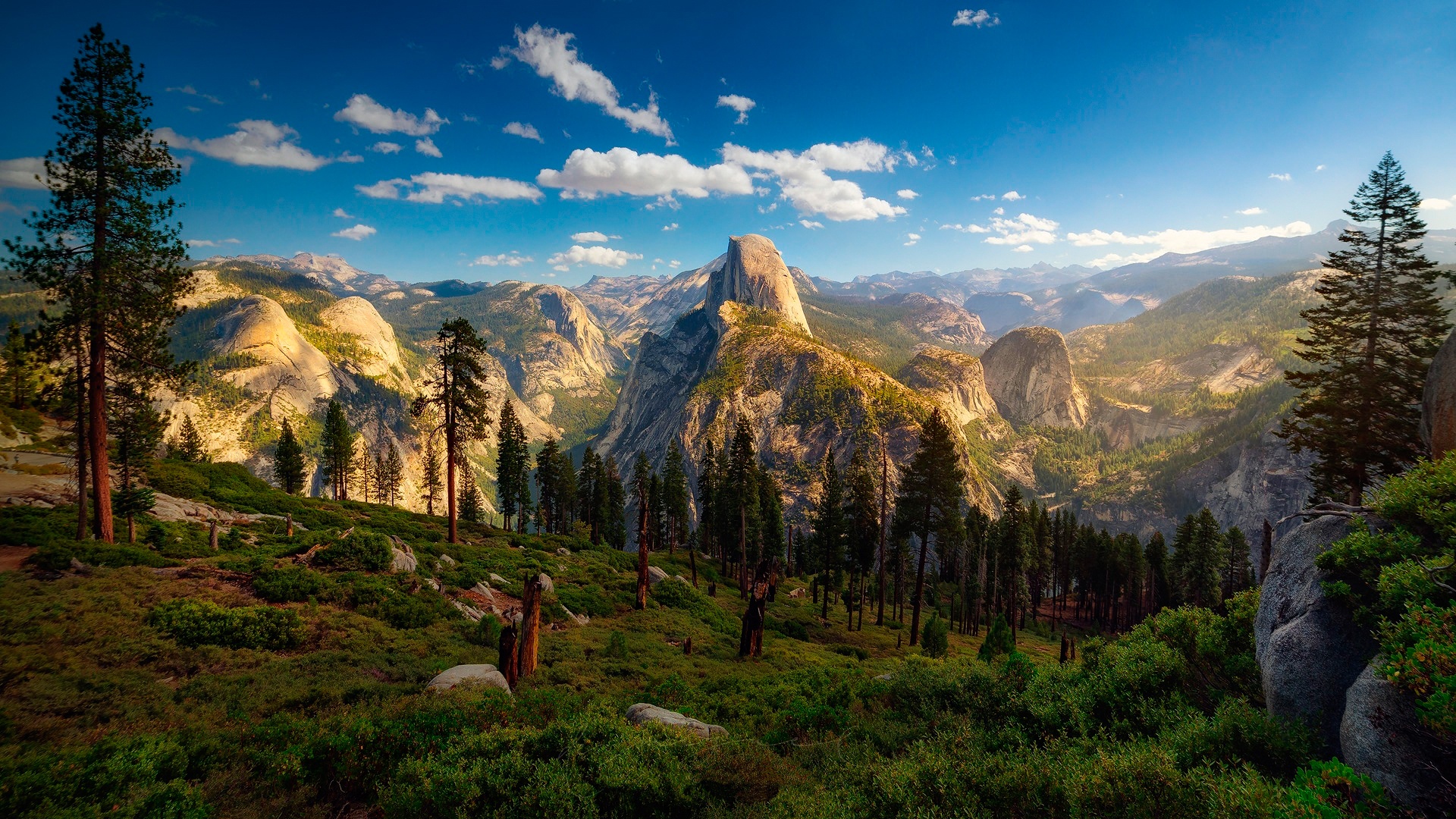 Национальный парк Йосемити Калифорния 1920x1080