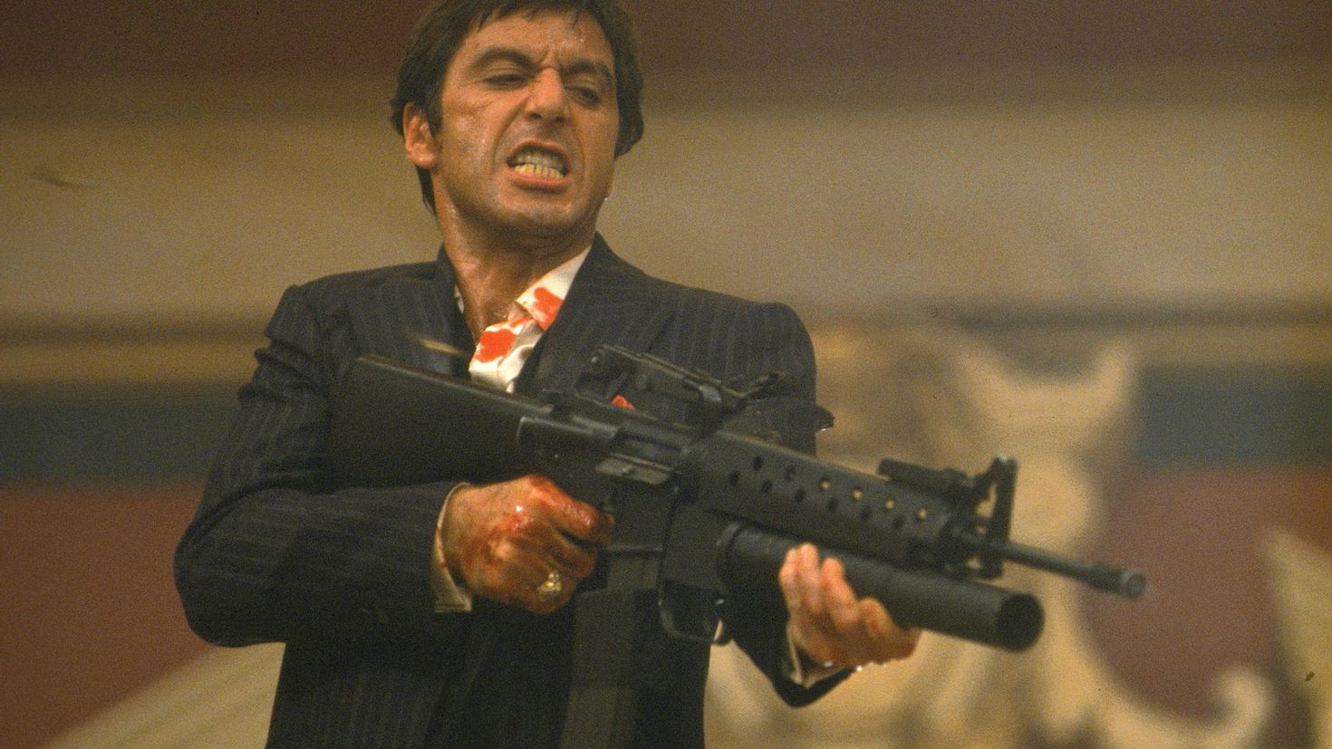 Шрам аль пачино. Аль Пачино Тони Монтана. Аль Пачино 1983. Аль Пачино Scarface. Аль Пачино наркобарон.