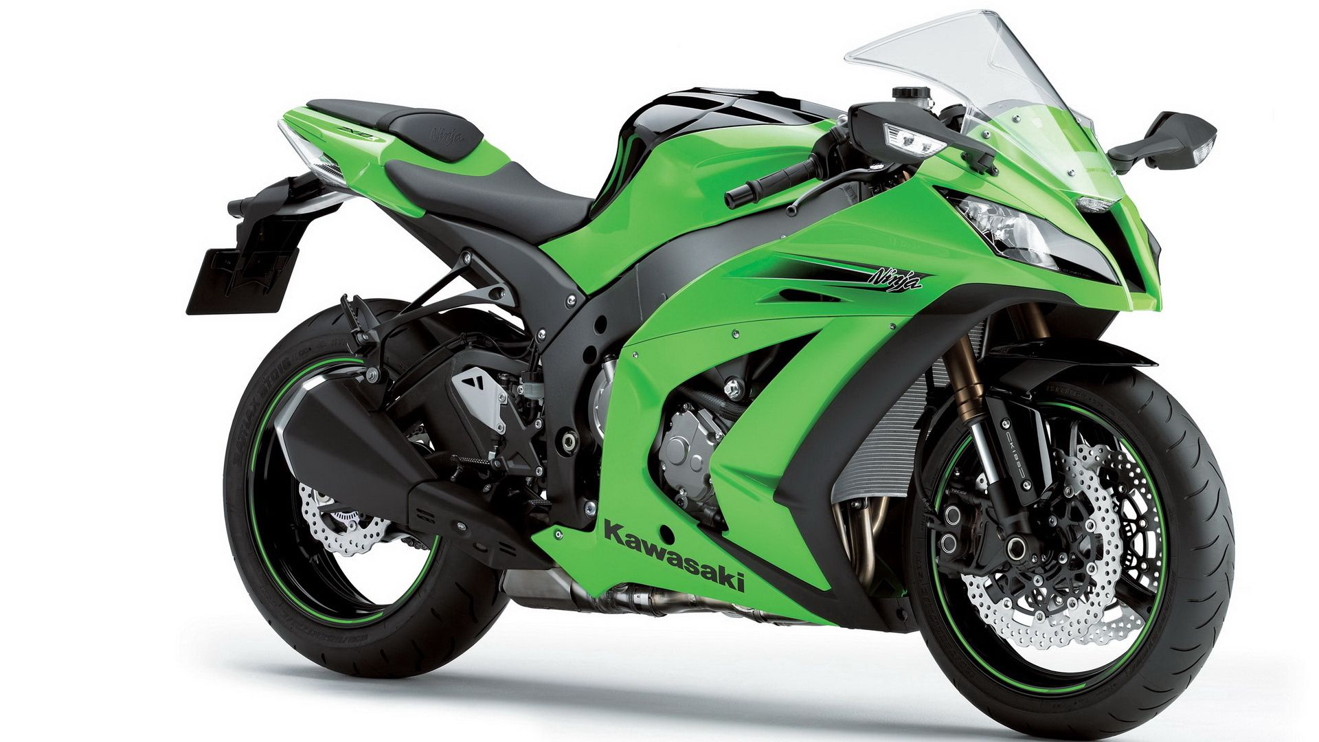 ninja, green, motobike, motorcycles, kawasaki, motorbike