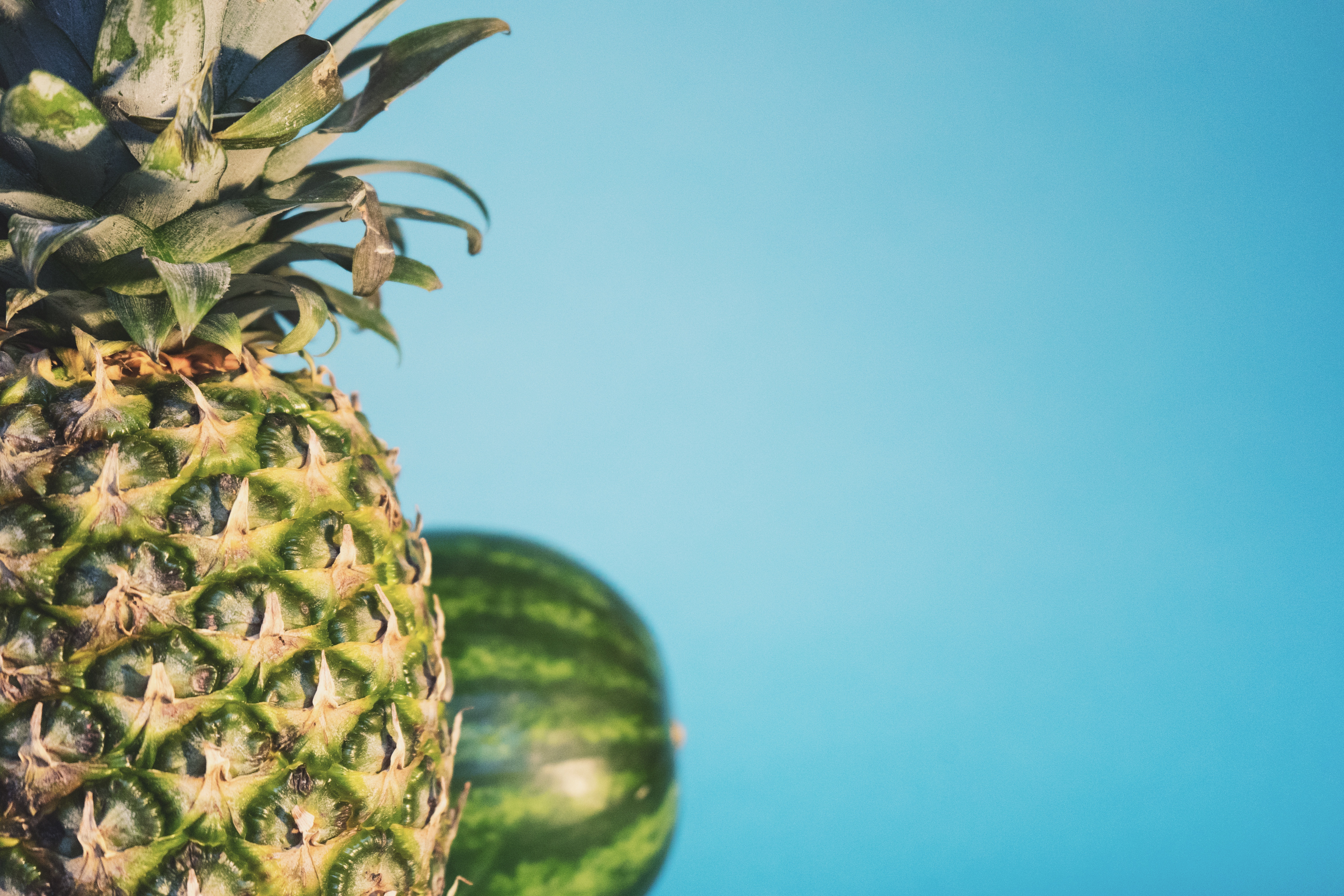 Free download wallpaper Food, Watermelon, Pineapple, Fruits on your PC desktop