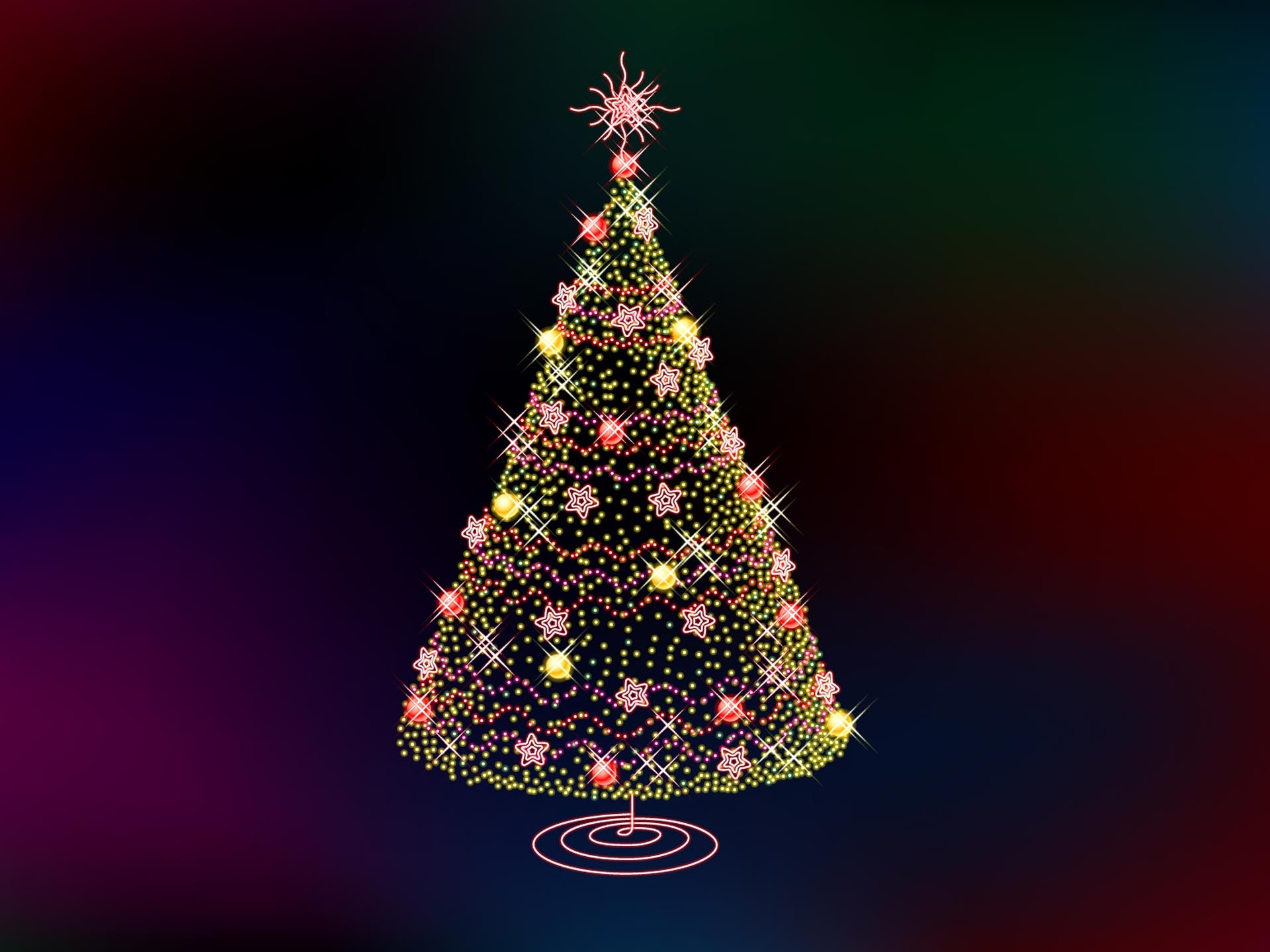 colourful, christmas tree, new year, miscellanea, miscellaneous, colorful