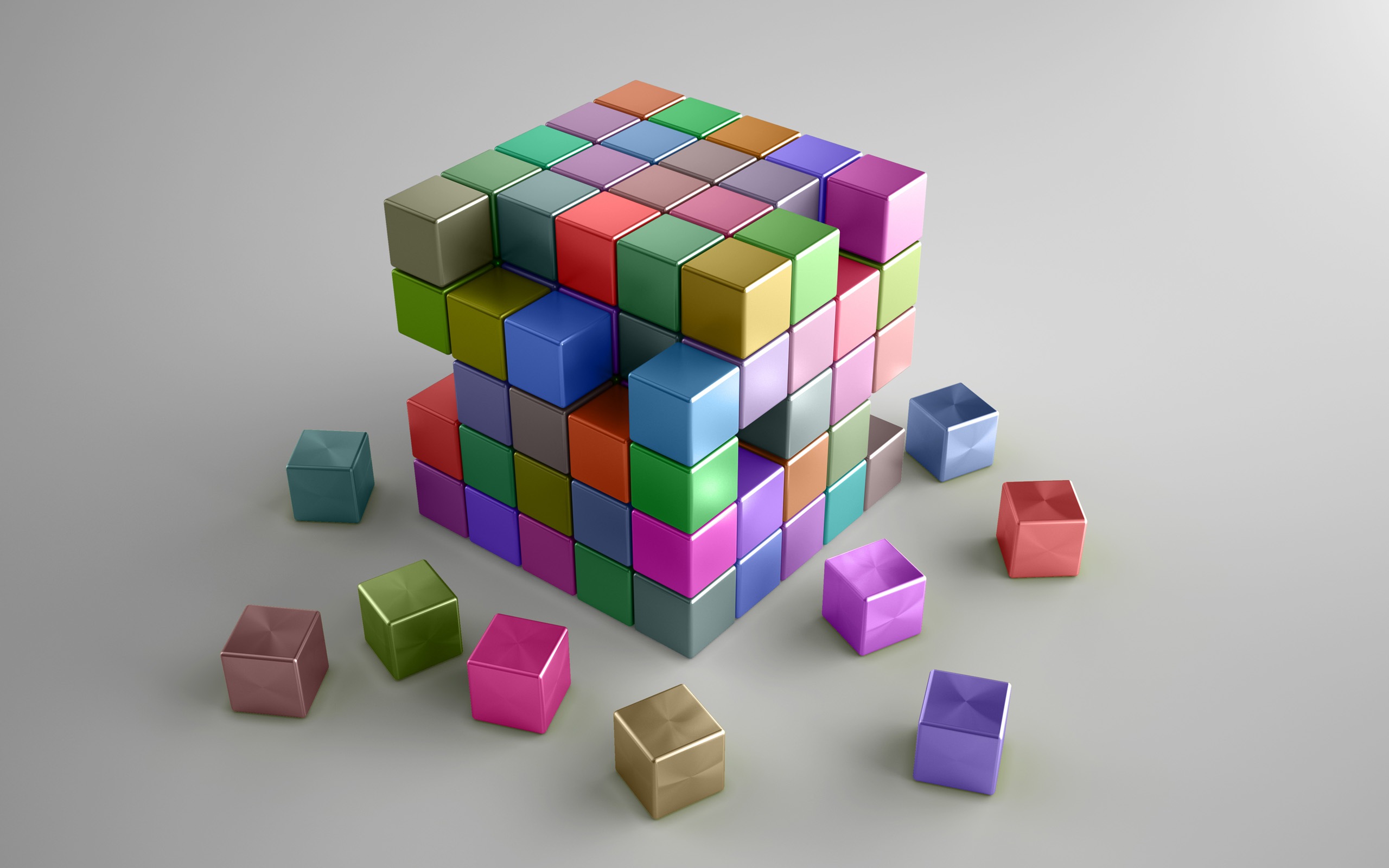 3д кубы