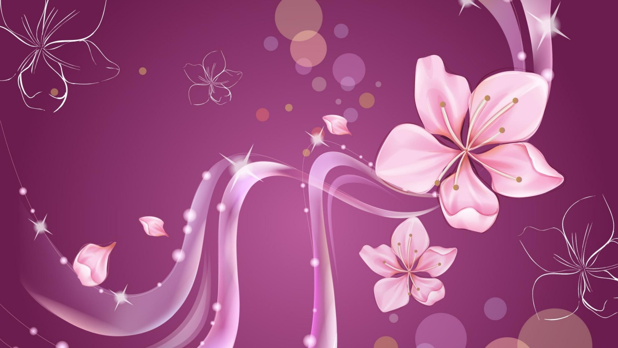 429368 завантажити шпалери художній, квітка, квітковий, рожевий, фіолетовий, флауерзи - заставки і картинки безкоштовно