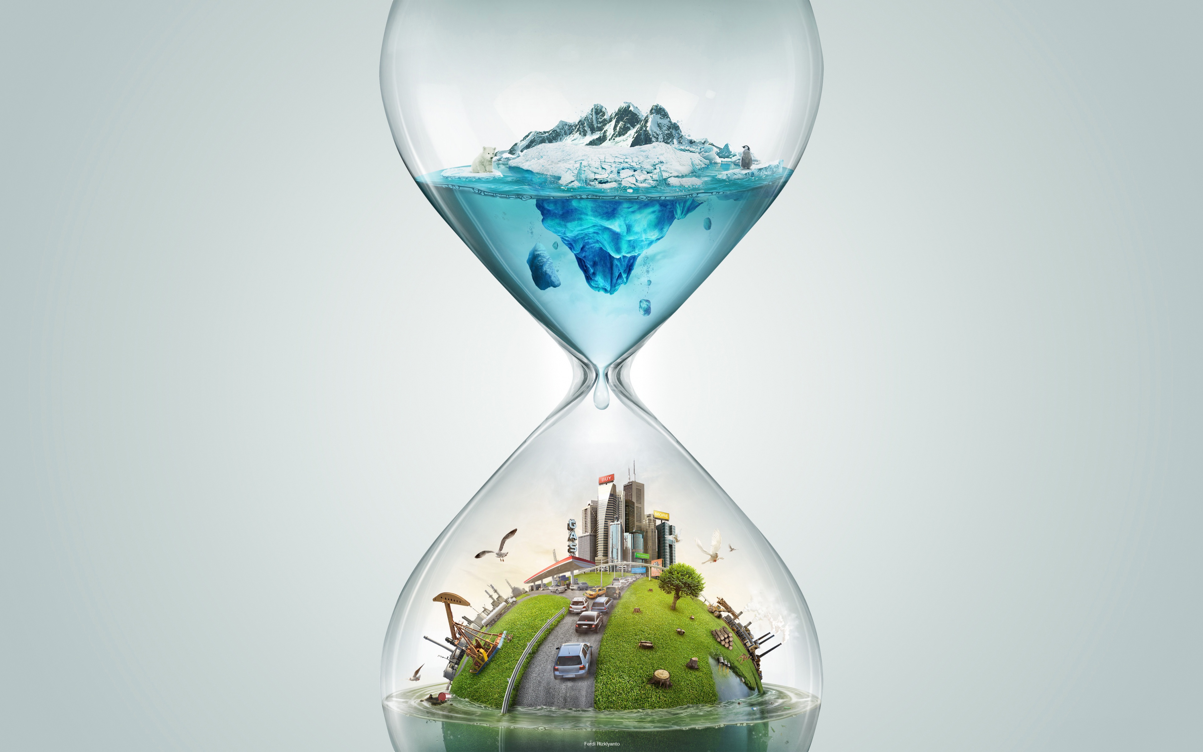 hourglass, holiday, earth day mobile wallpaper