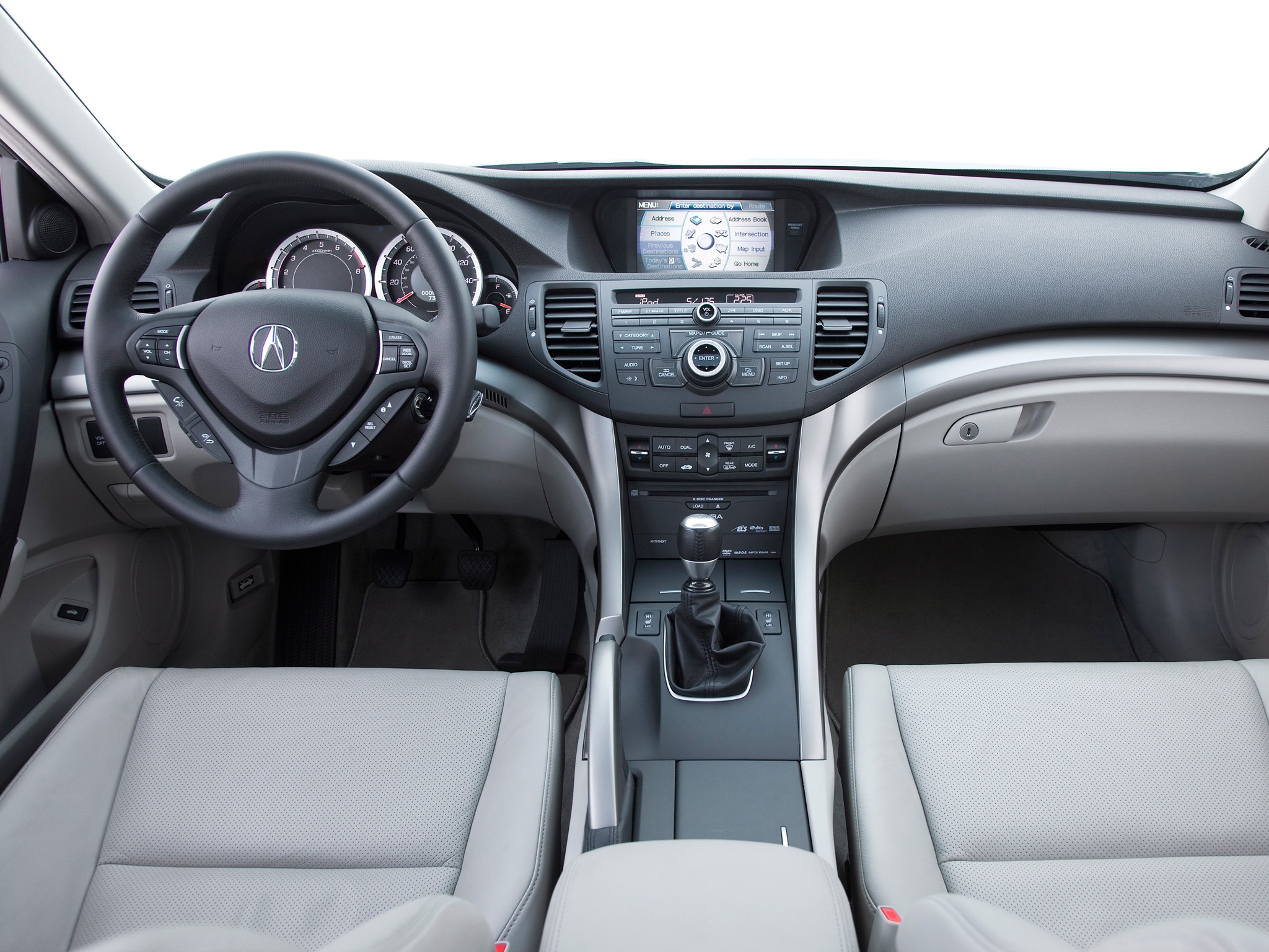 acura, interior, cars, steering wheel, rudder, salon, speedometer, tsx HD wallpaper